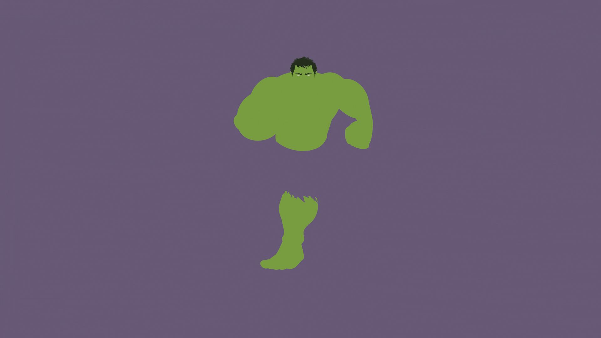 Hulk 4K Minimal Art Wallpapers