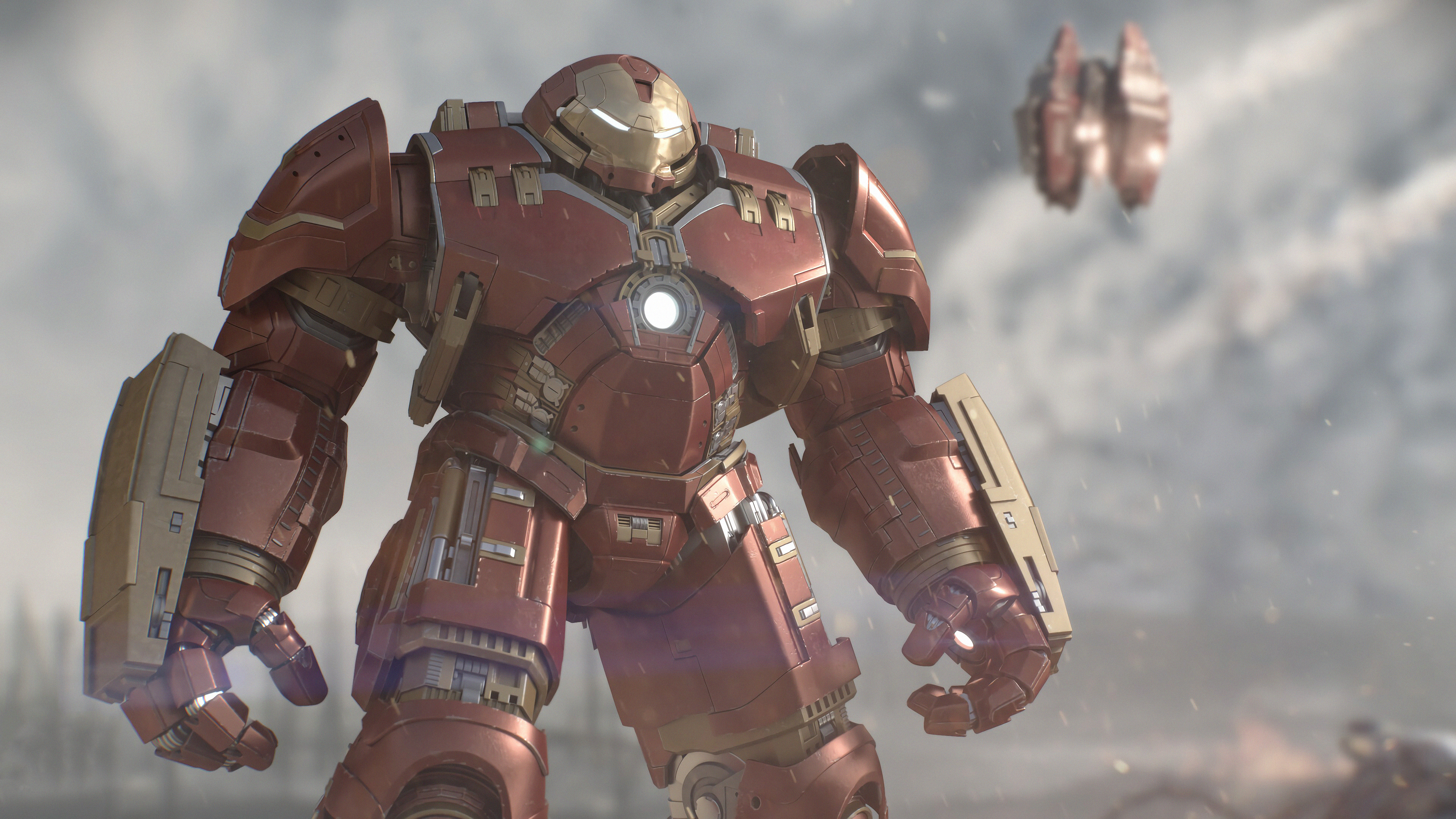 Hulkbuster 4K Minimal Wallpapers