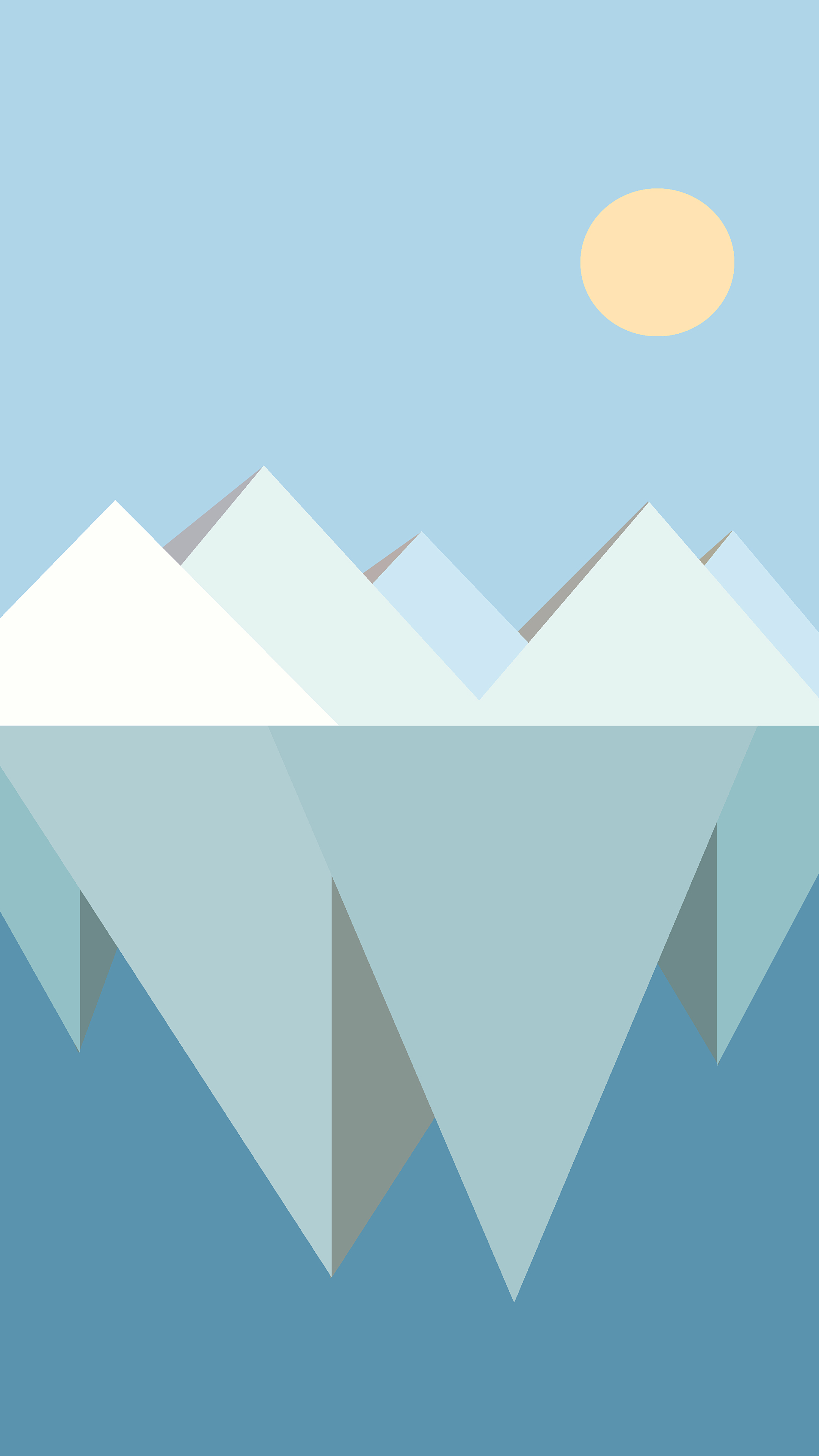 Iceberg Minimalist Wallpapers