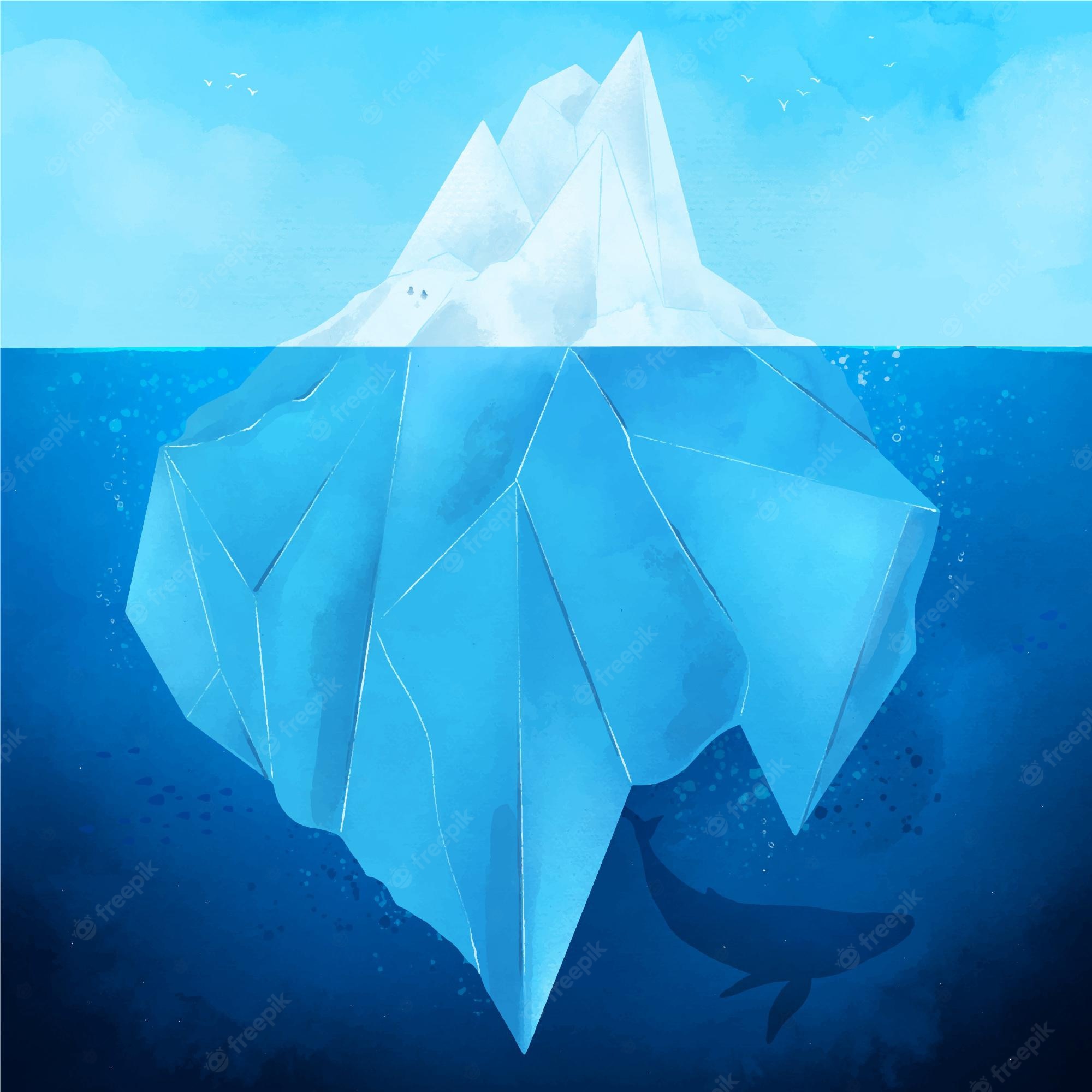 Iceberg Minimalist Wallpapers