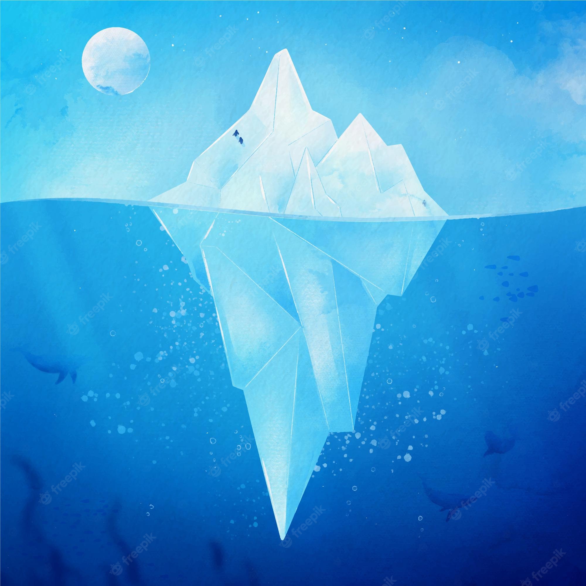 Iceberg Minimalist Wallpapers