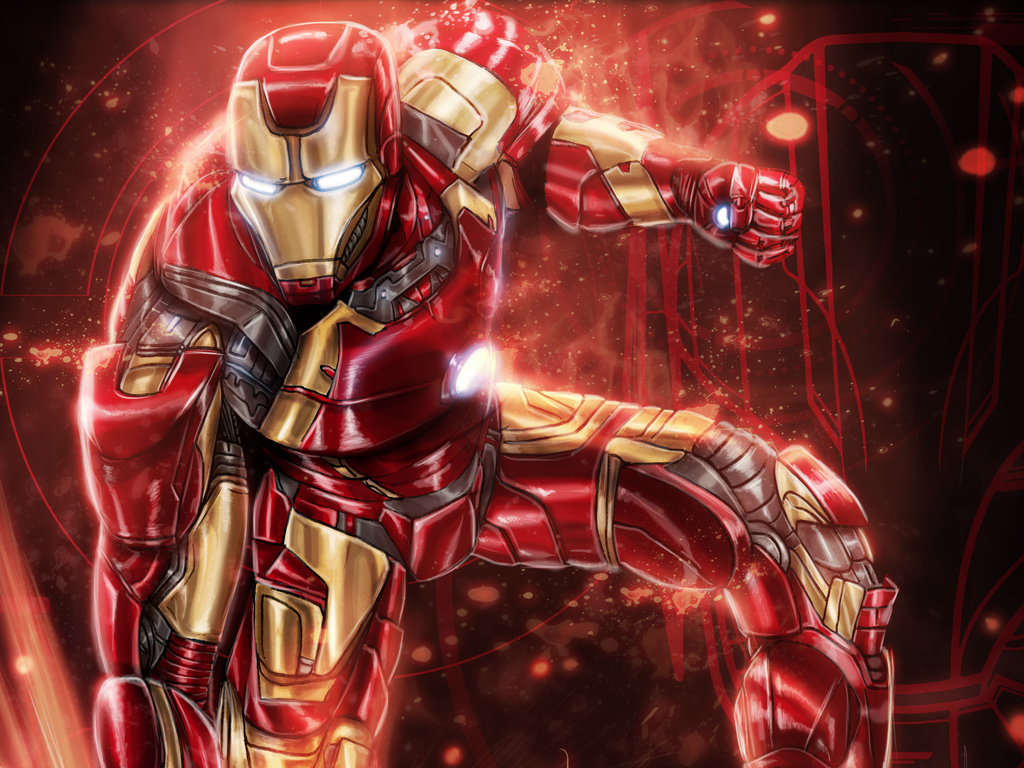 Iron Man Colorful Wallpapers