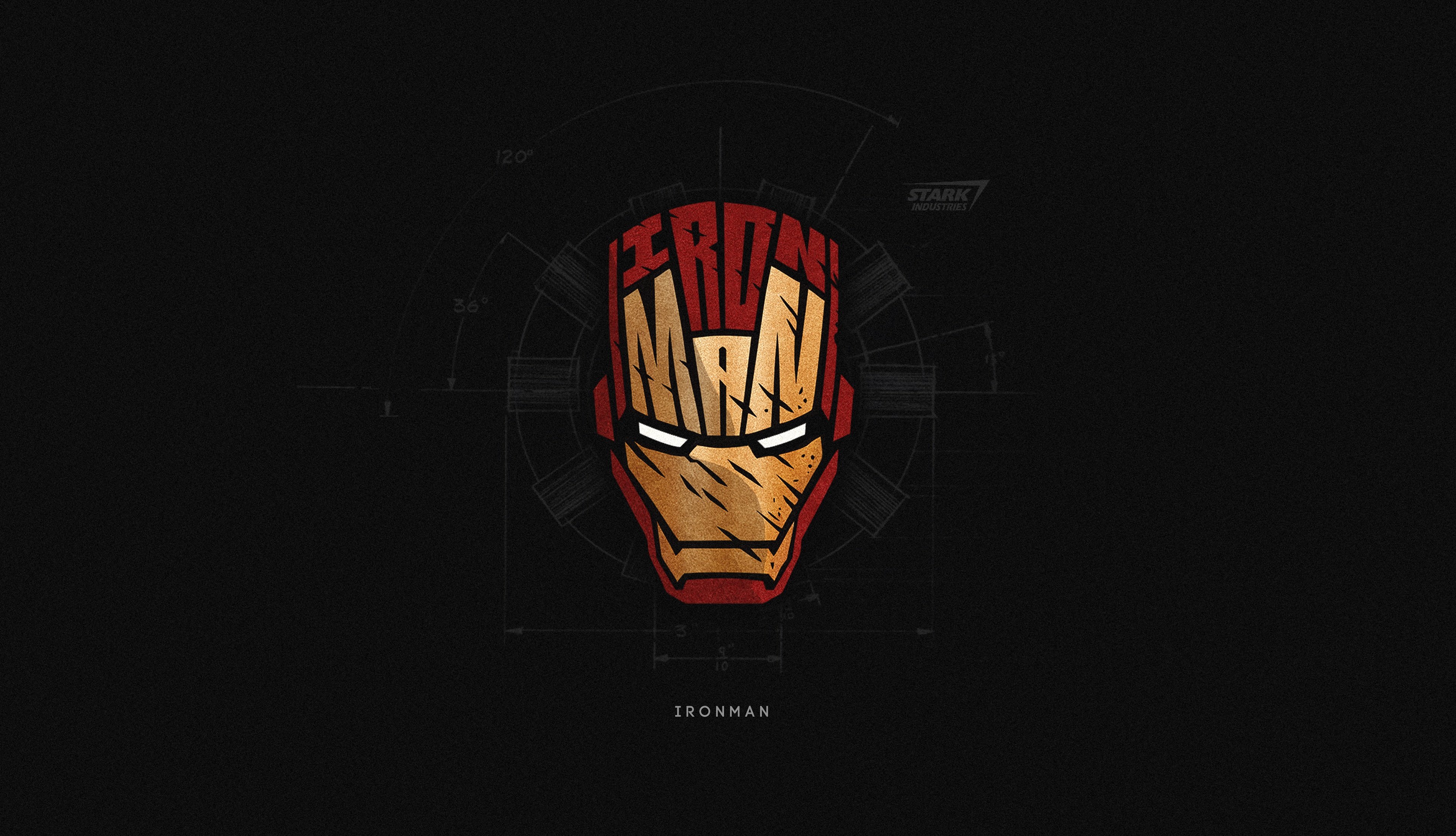 Iron Man Minimalism 2 Wallpapers