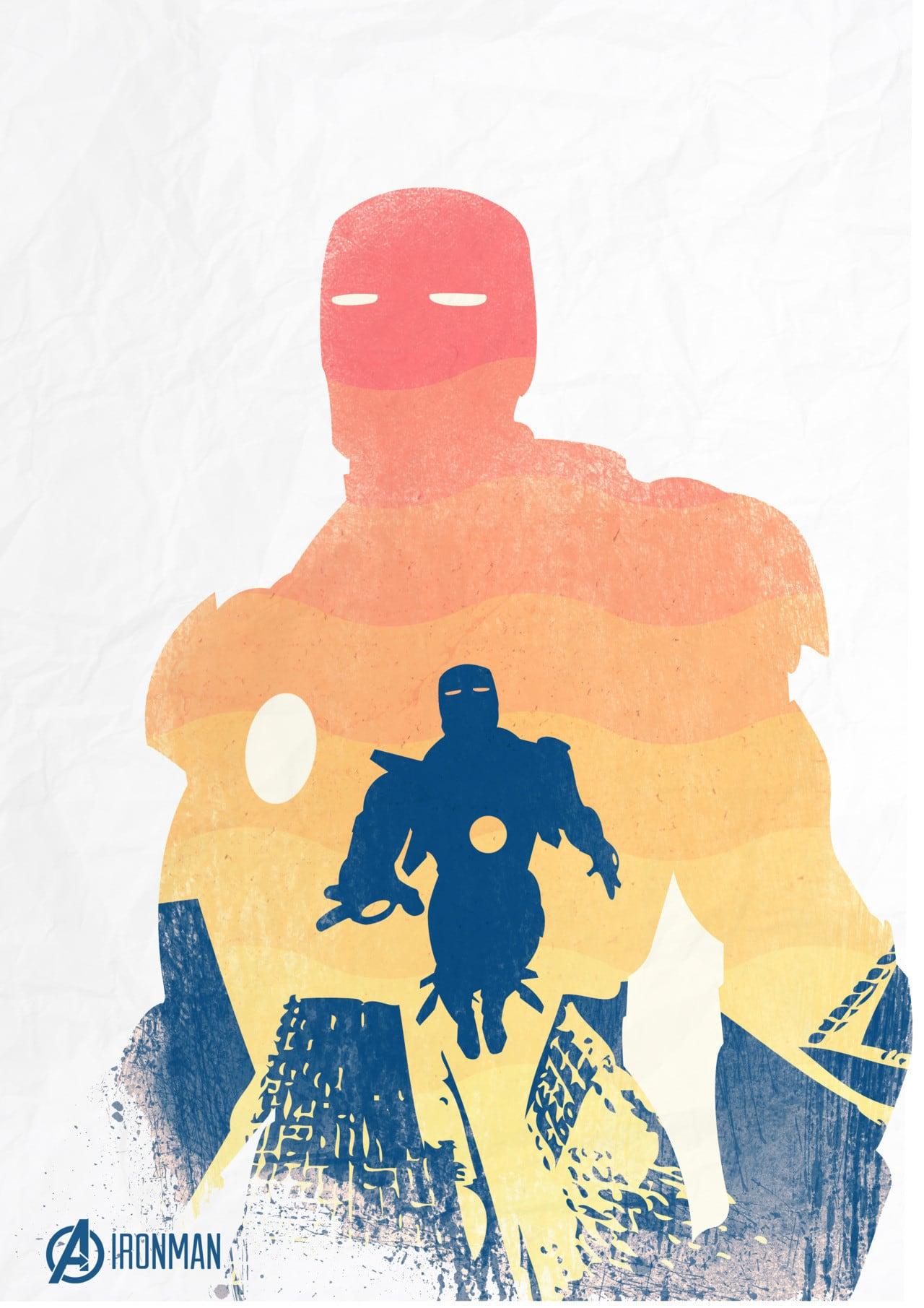 Iron Man Minimalism 2 Wallpapers