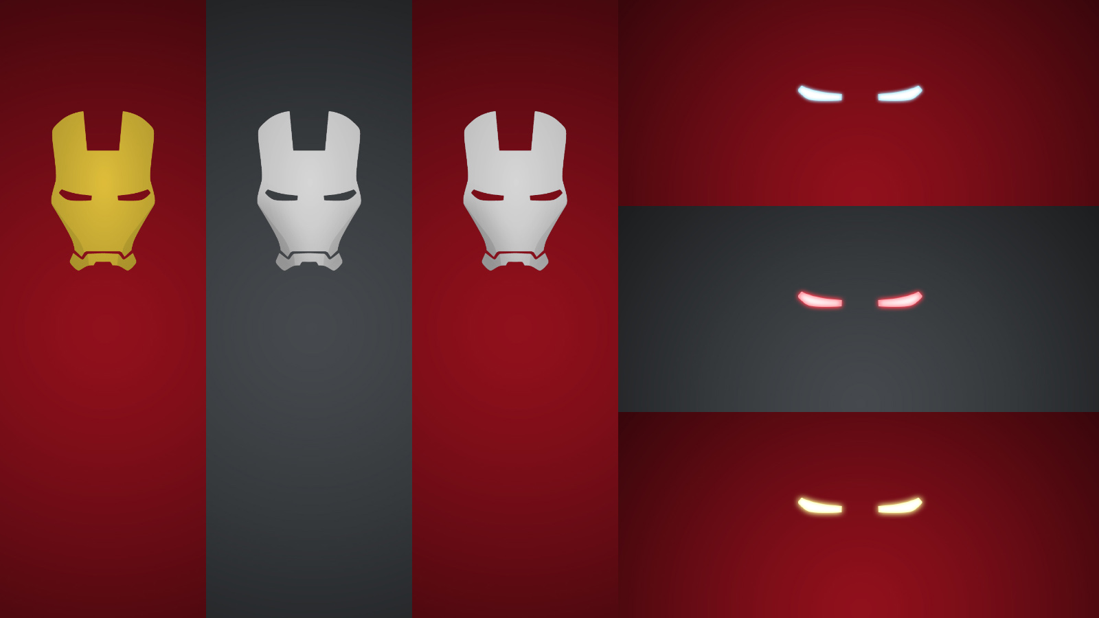 Ironman Flat Minimal Artwork Wallpapers