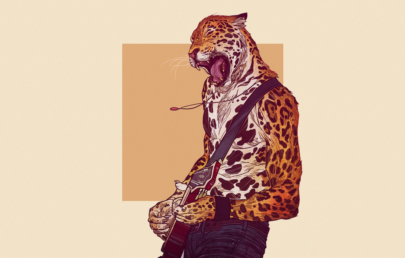 Jaguar Minimalism Wallpapers