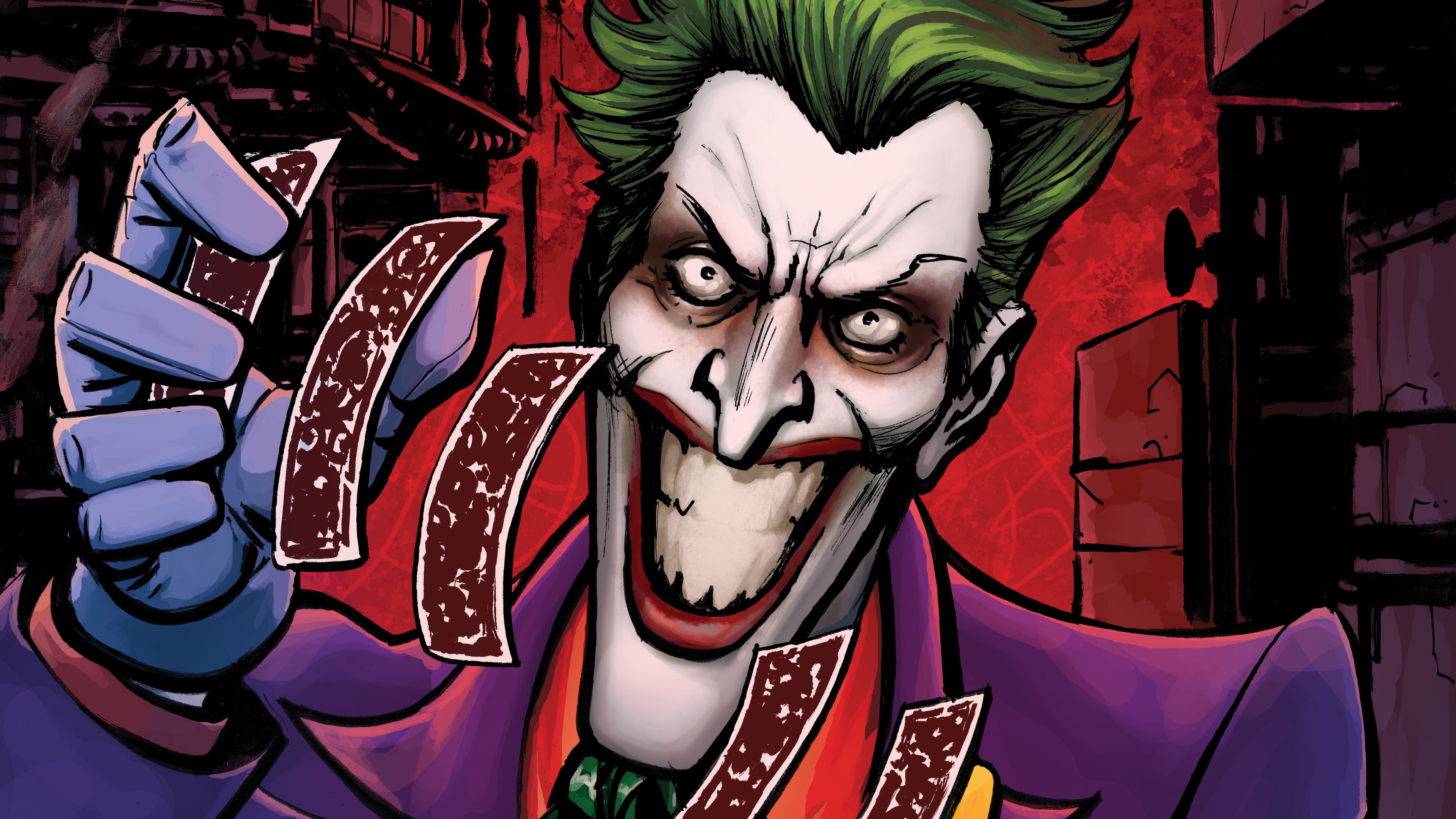 Joker Cartoon Artwork Wallpapers