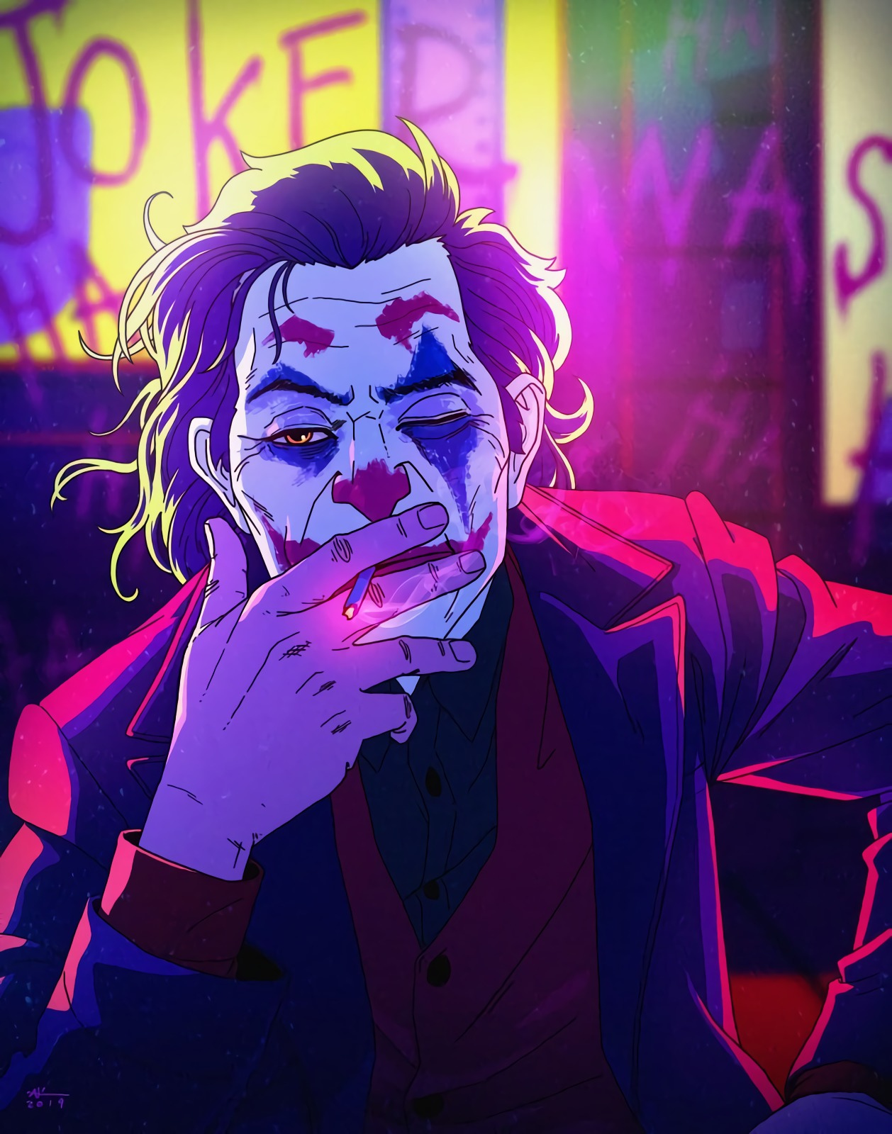 Joker Cartoon Artwork Wallpapers