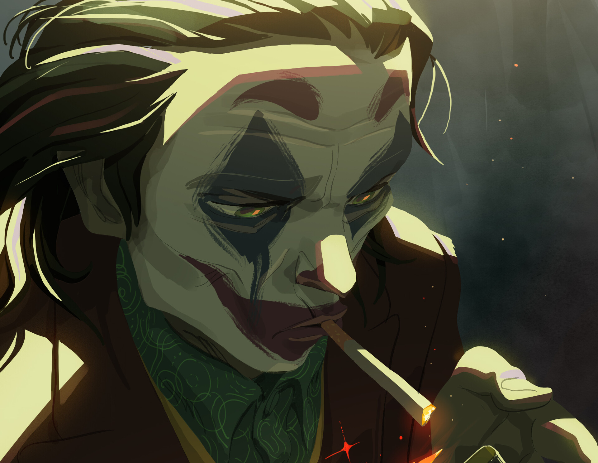 Joker Smoking Wallpapers