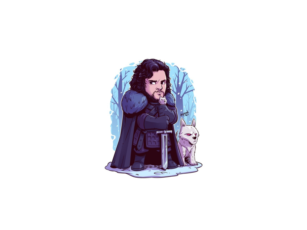 Jon Snow Minimalism Wallpapers