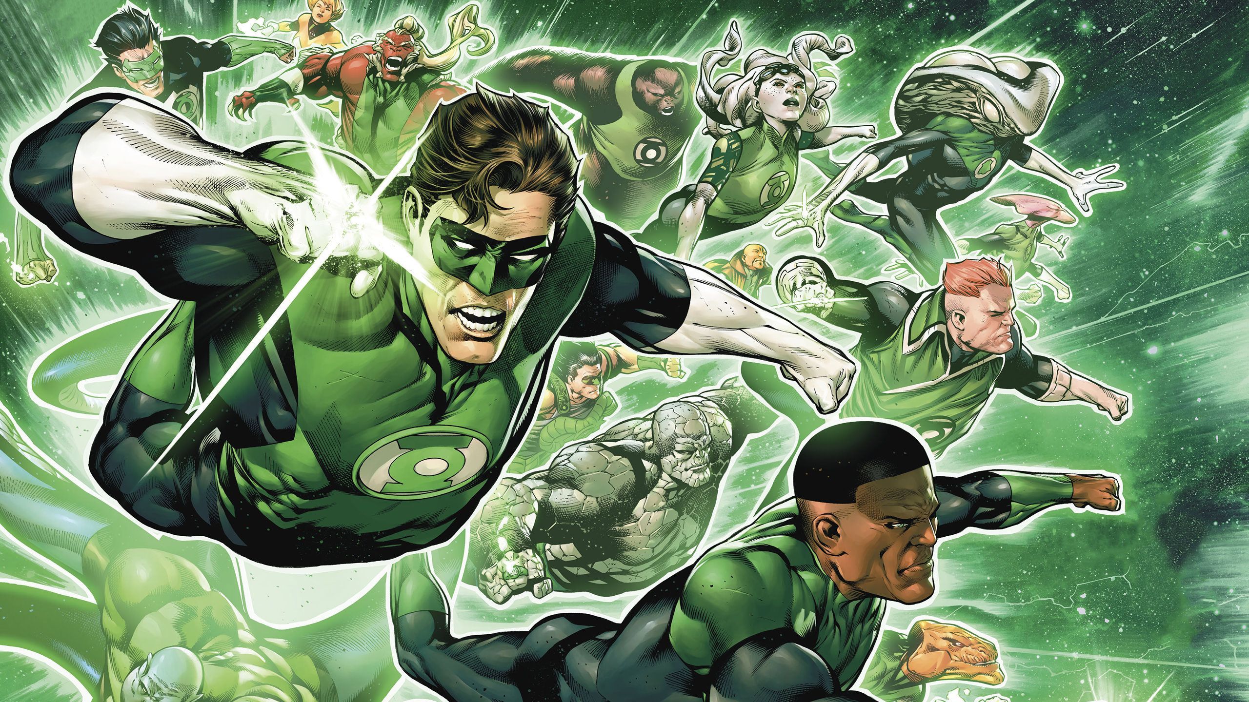 Justice League Green Lantern Art Wallpapers