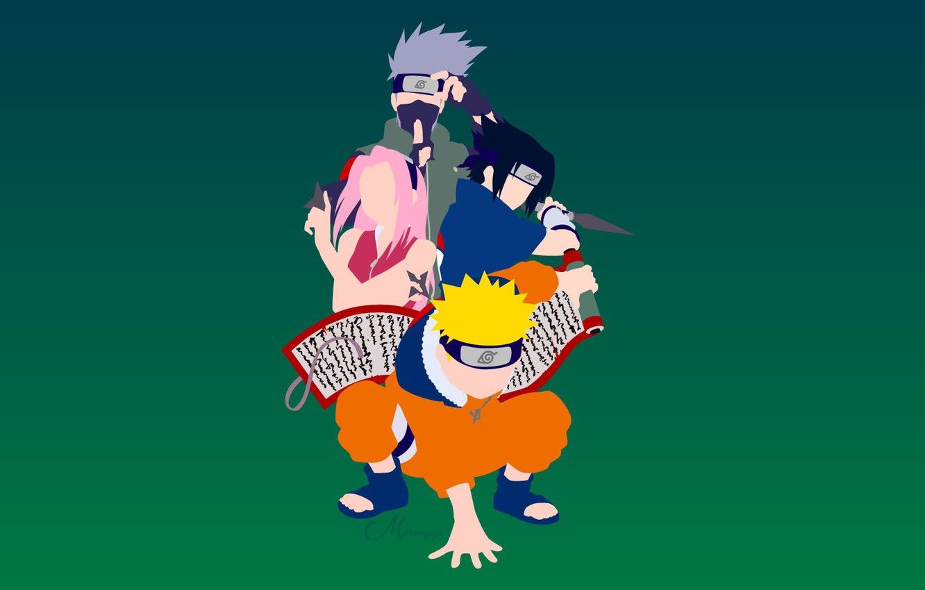 Kakashi Hatake Naruto Minimal Wallpapers