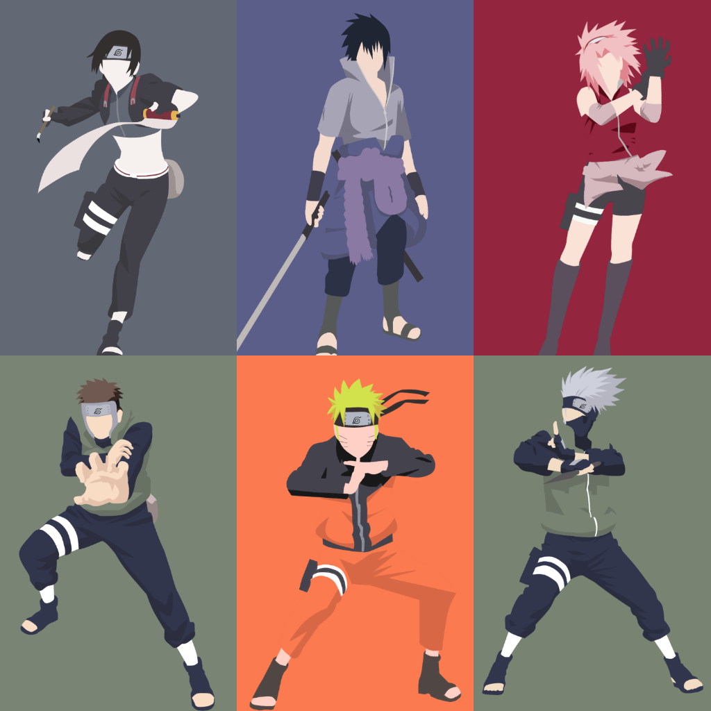 Kakashi Hatake Naruto Minimal Wallpapers