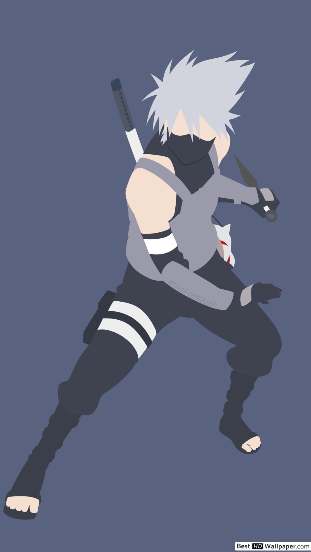 Kakashi Hatake Naruto Minimal Wallpapers