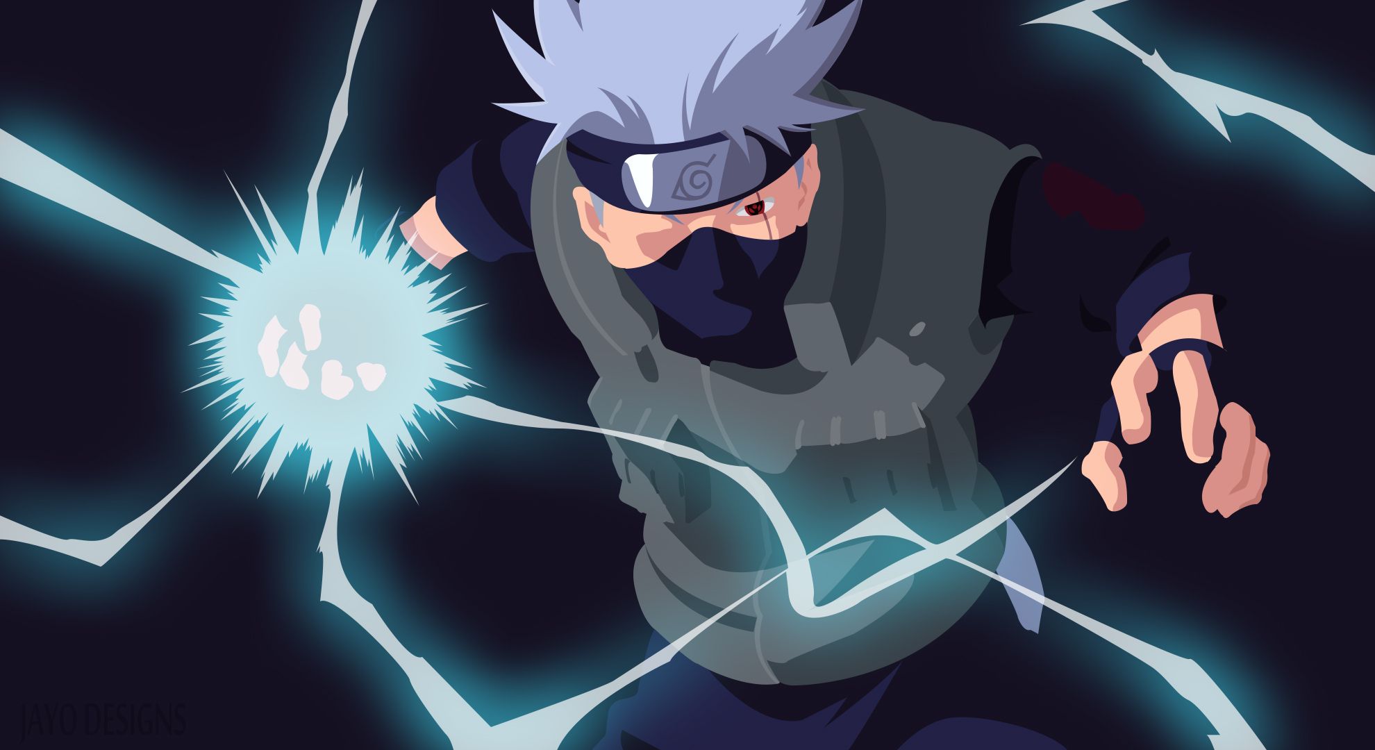 Kakashi Hatake Naruto Minimal Wallpapers