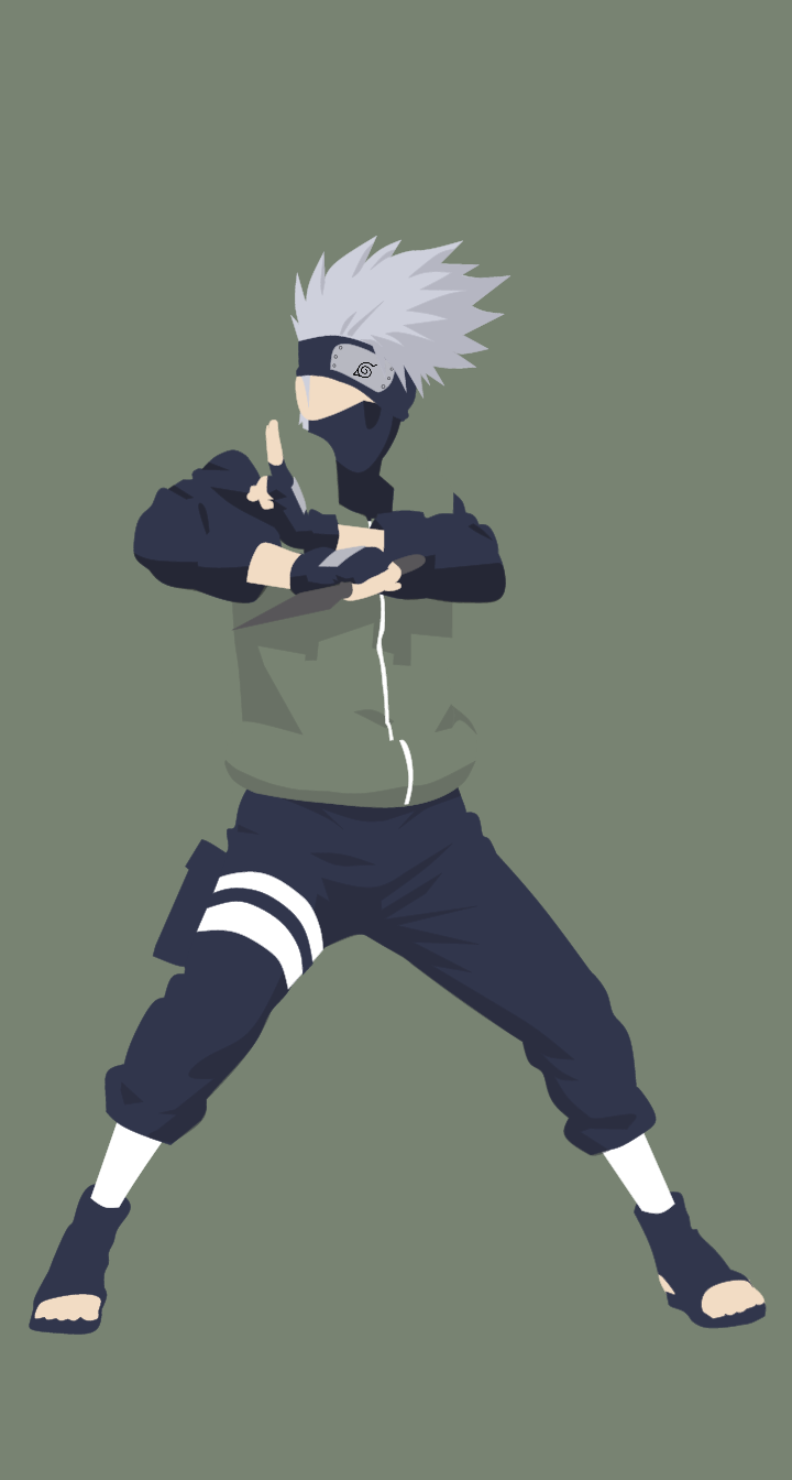 Kakashi Hatake Naruto Minimal Wallpapers