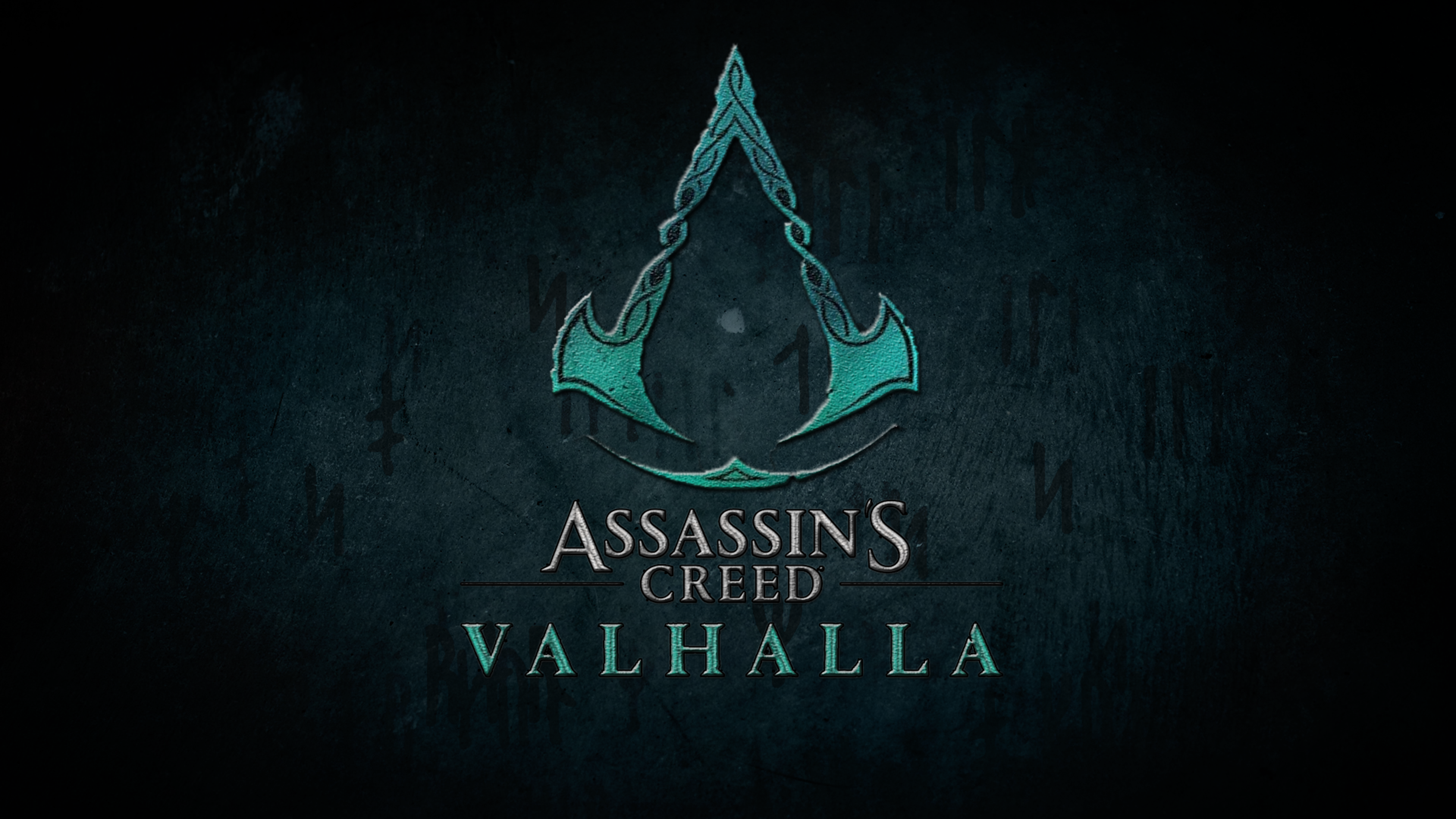 Logo Assassins Creed Valhalla 4K Wallpapers