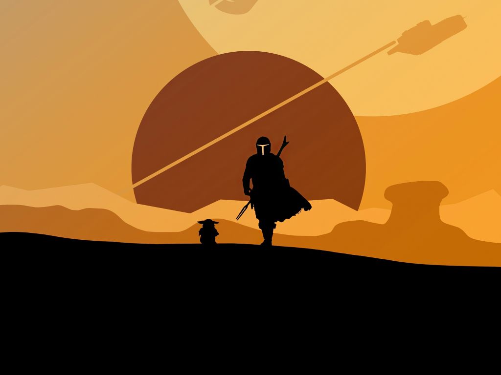 Mandalorian Minimalism Wallpapers