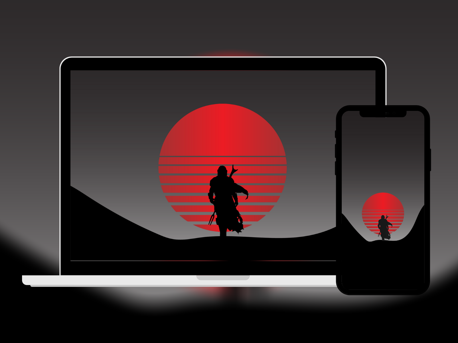 Mandalorian Minimalism Wallpapers