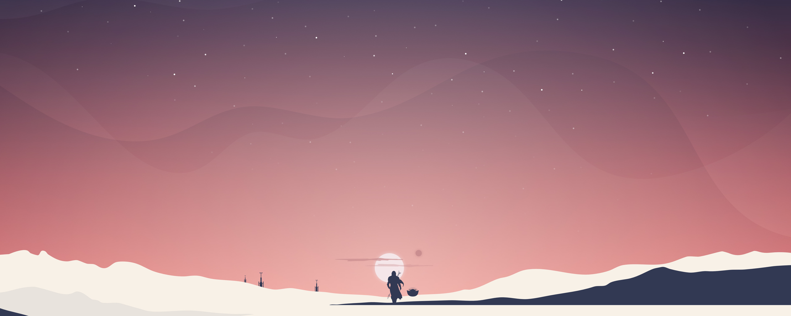 Mandalorian Minimalism Wallpapers