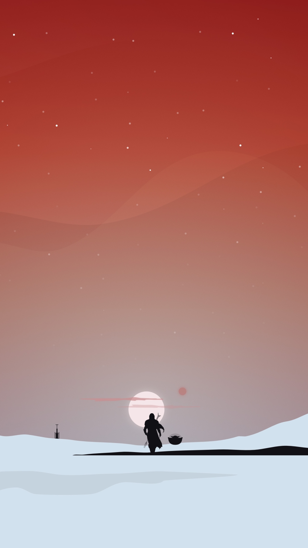 Mandalorian Minimalism Wallpapers