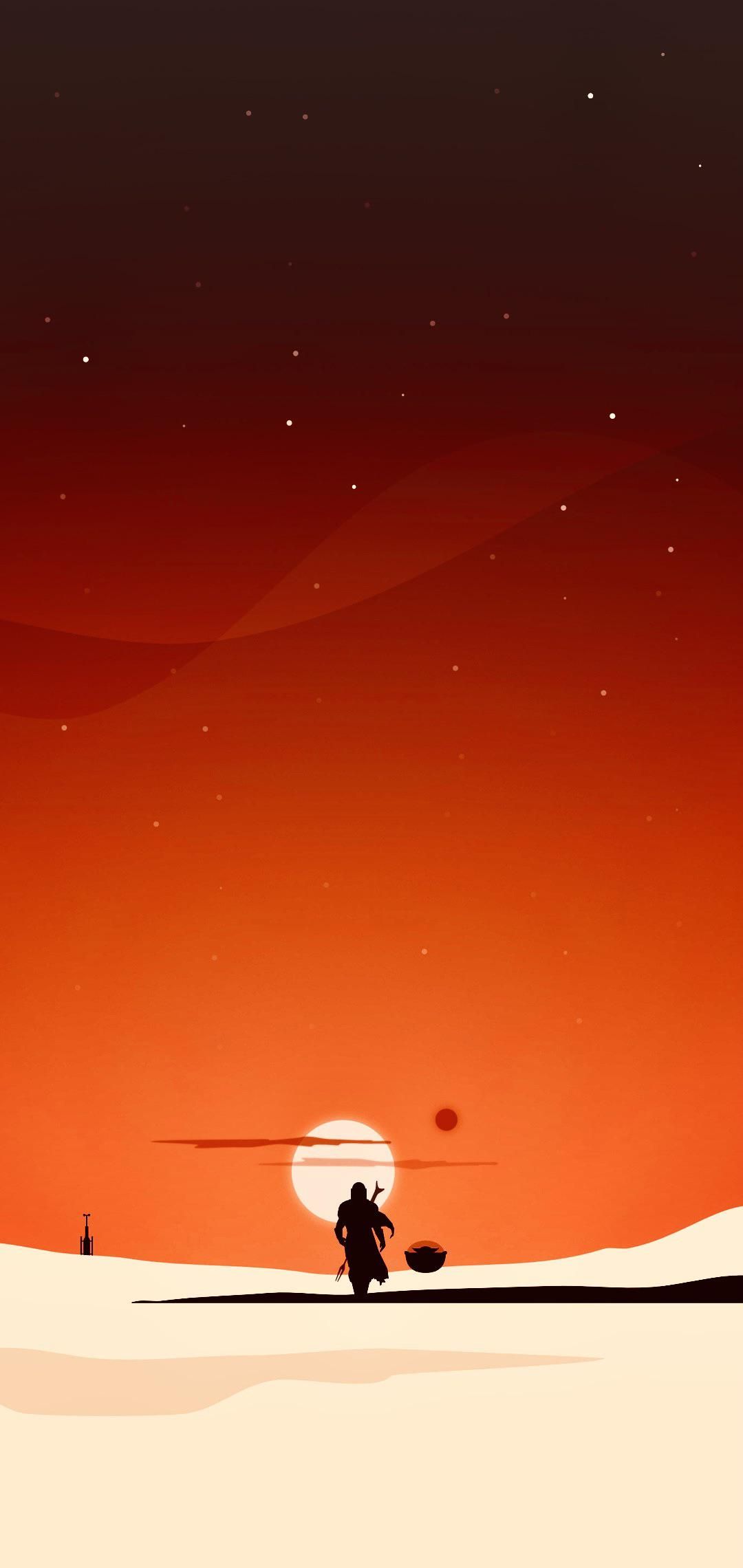 Mandalorian Minimalist Wallpapers