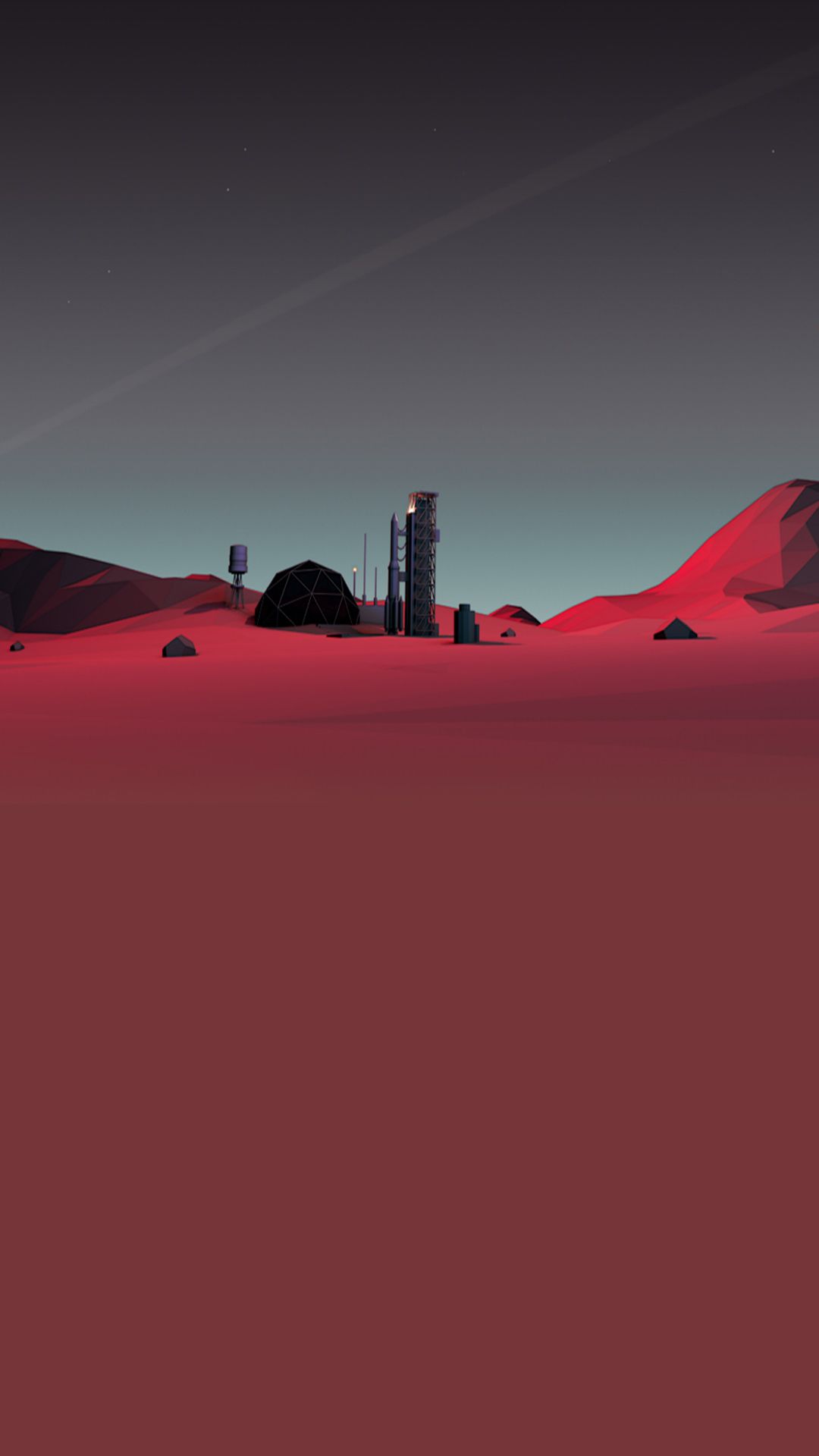 Mars Minimalist Wallpapers