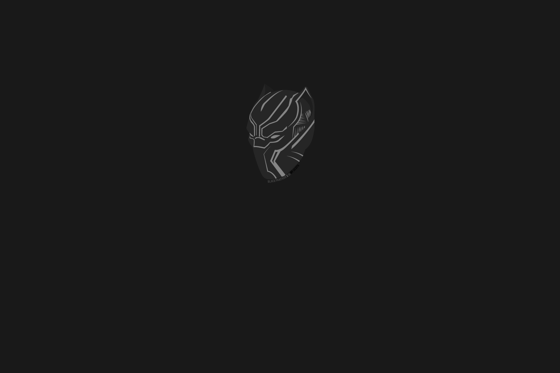 Marvel Black Panther Minimal Wallpapers