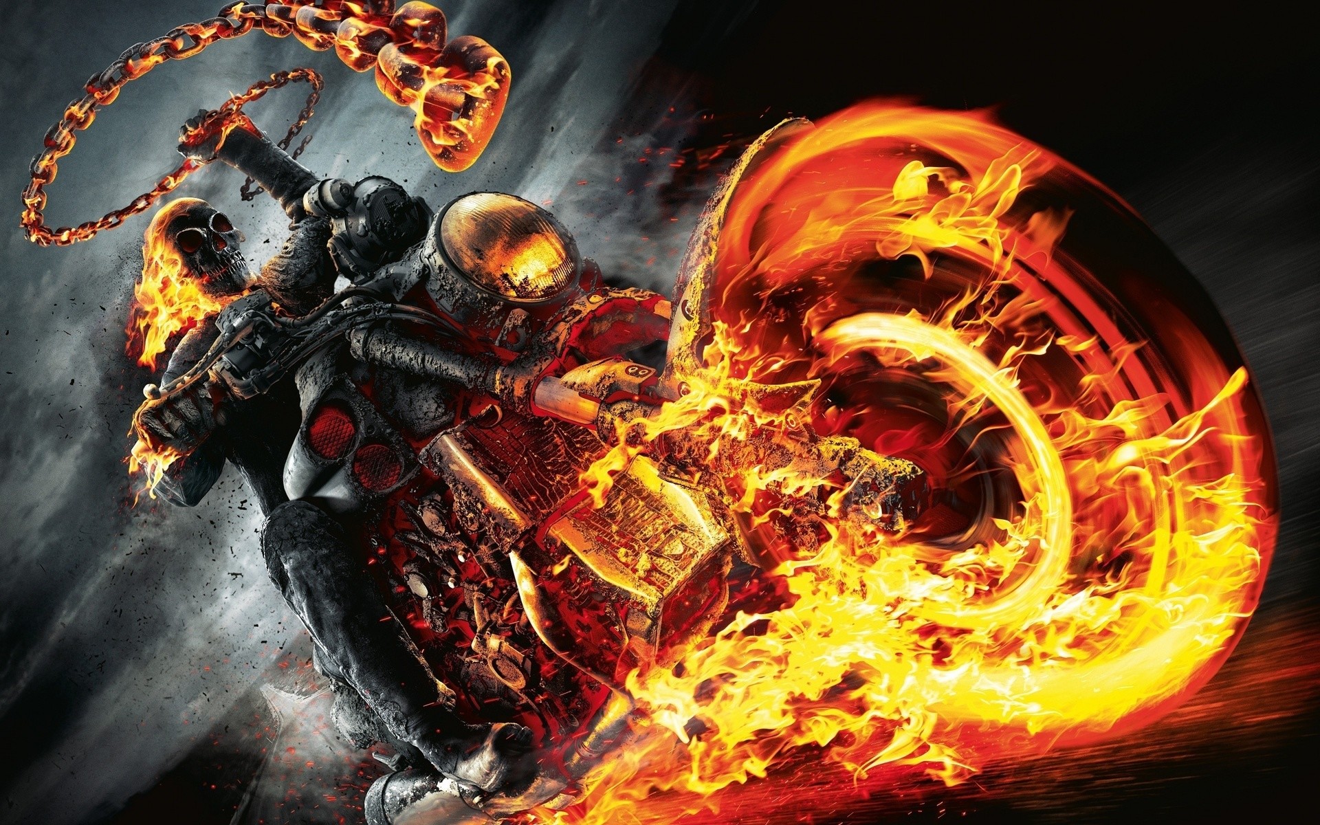 Marvel Ghost Rider Minimalist Wallpapers