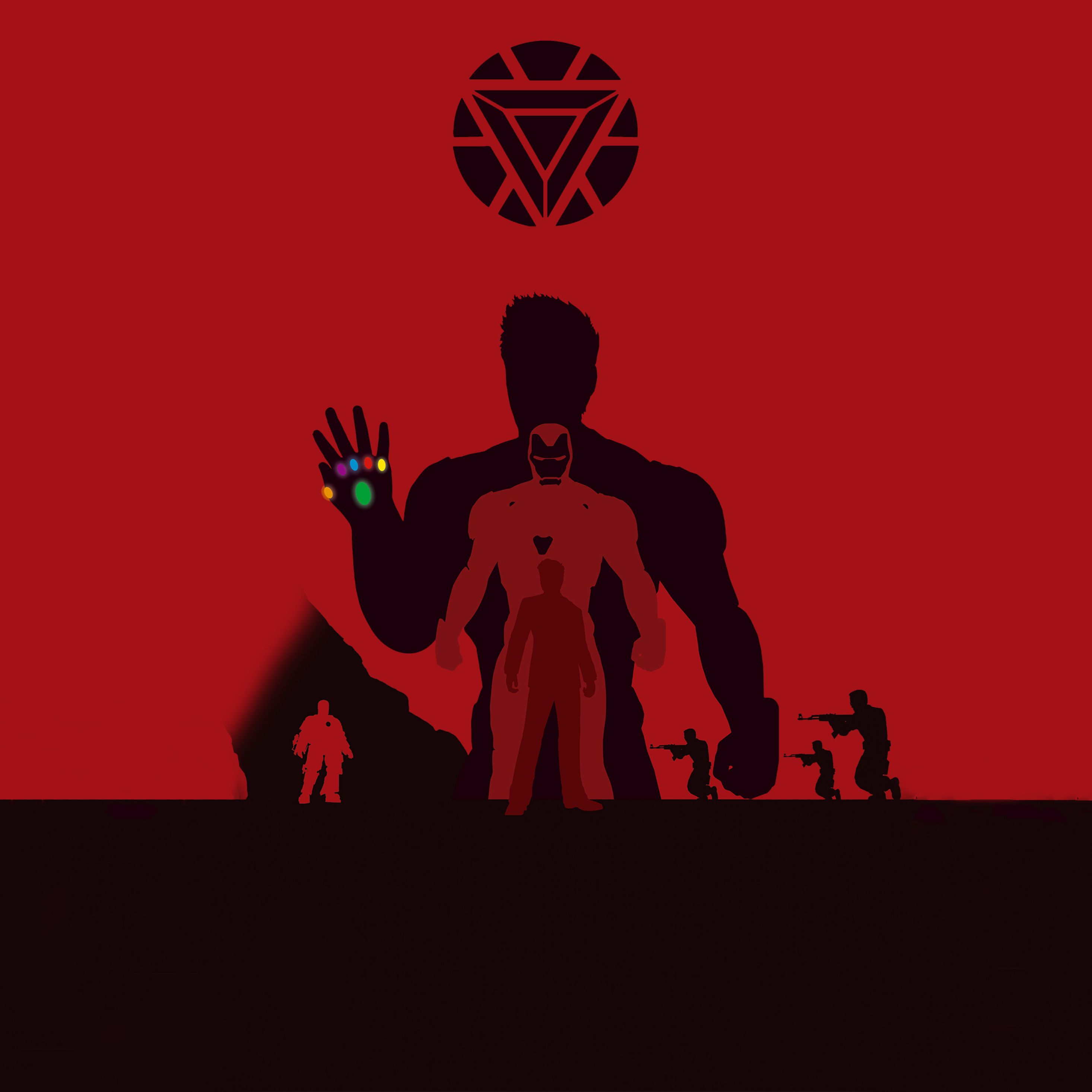 Marvel Iron Man Minimalist Wallpapers