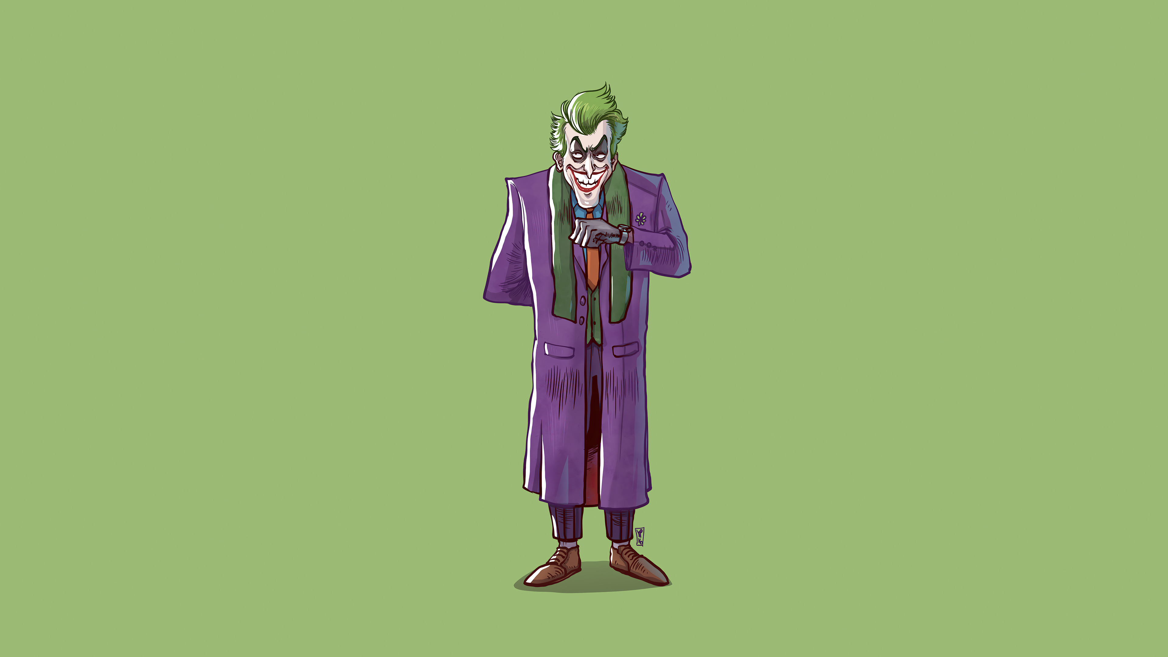 Minimal Joker Art Wallpapers