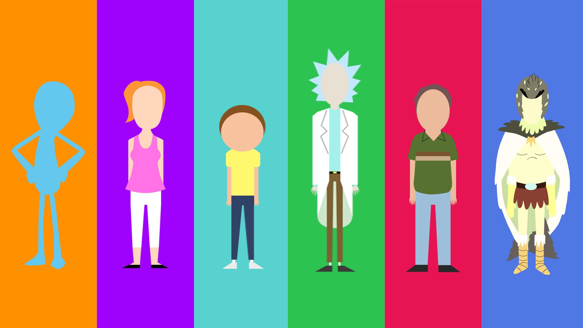 Minimal Rick And Morty Wallpapers