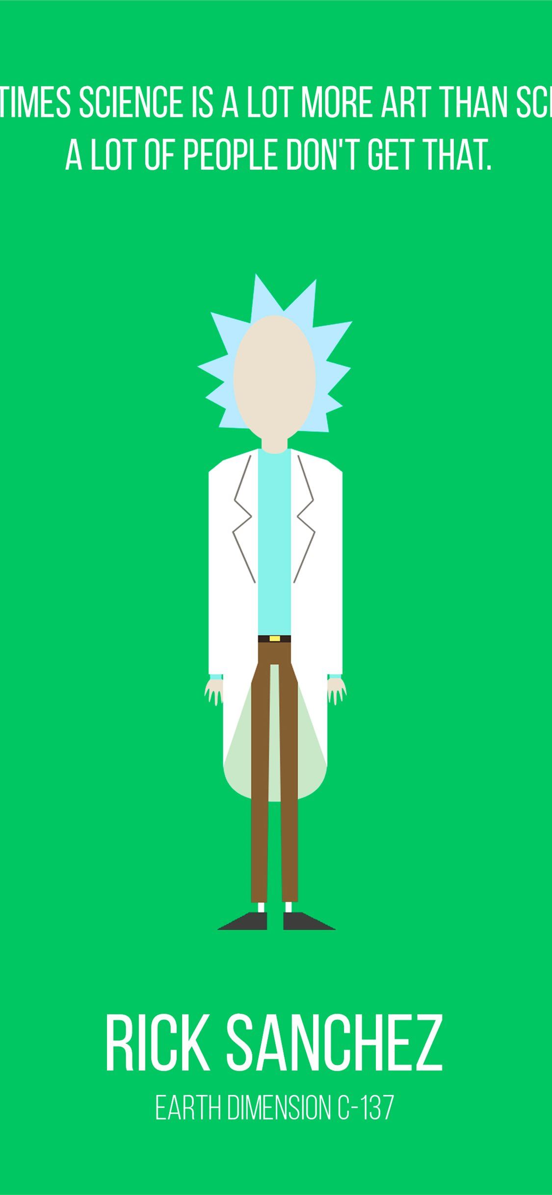 Minimal Rick And Morty Wallpapers