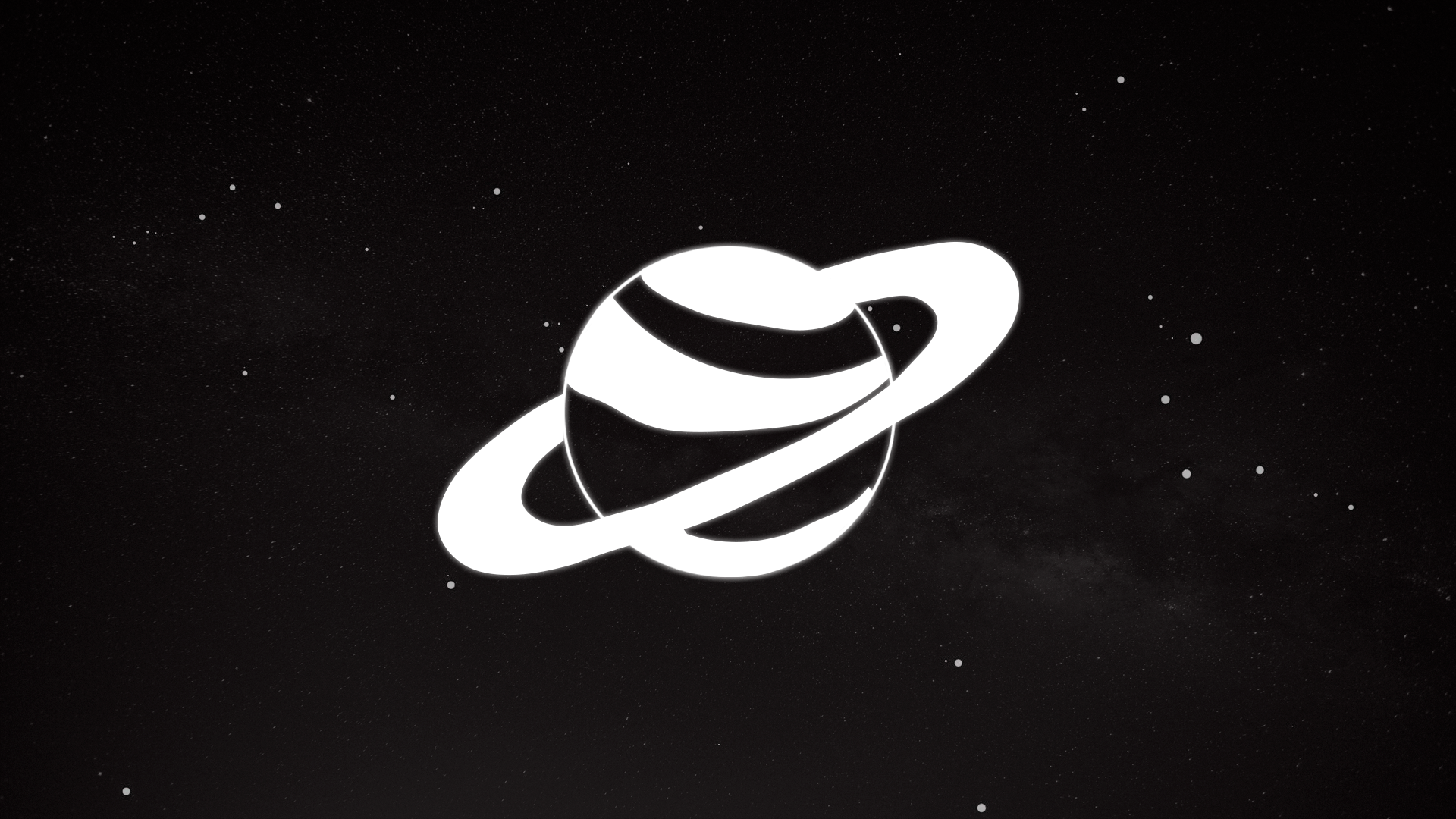 Minimal Saturn Planet Wallpapers