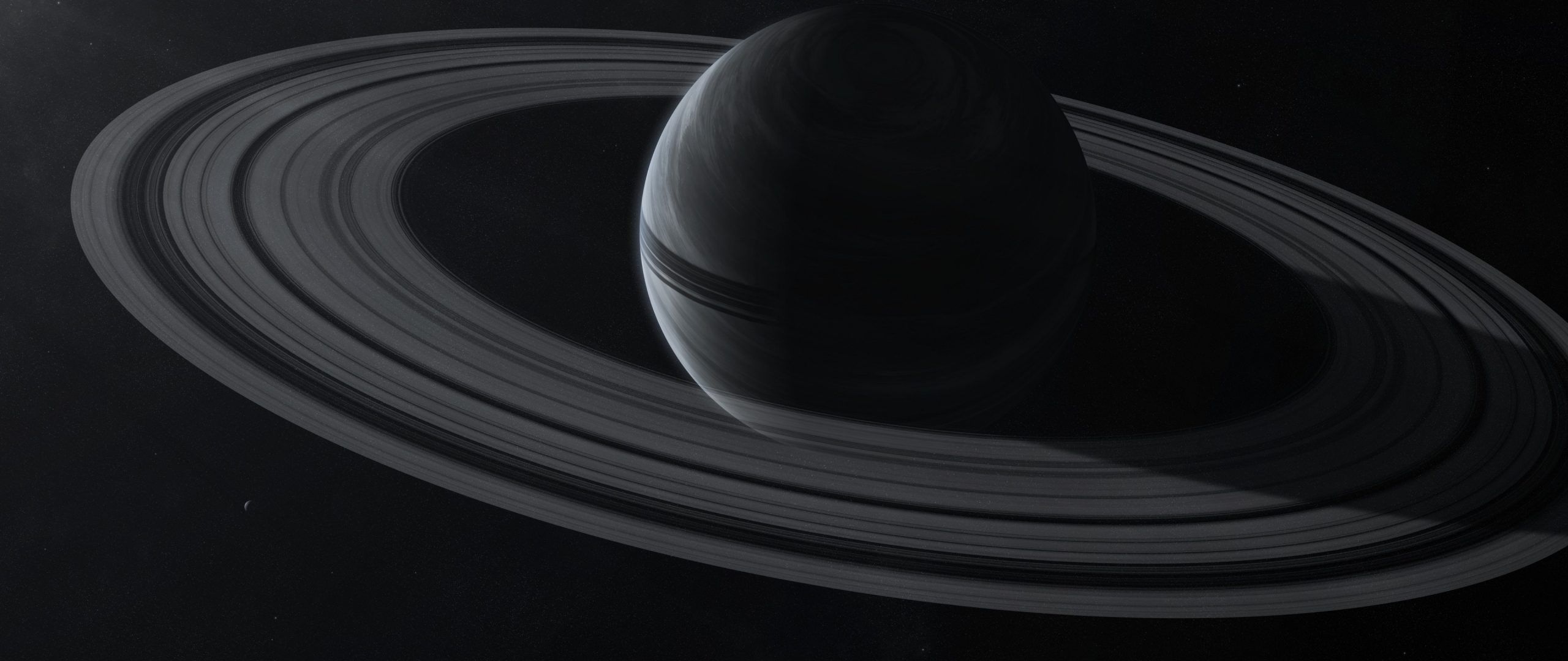 Minimal Saturn Planet Wallpapers