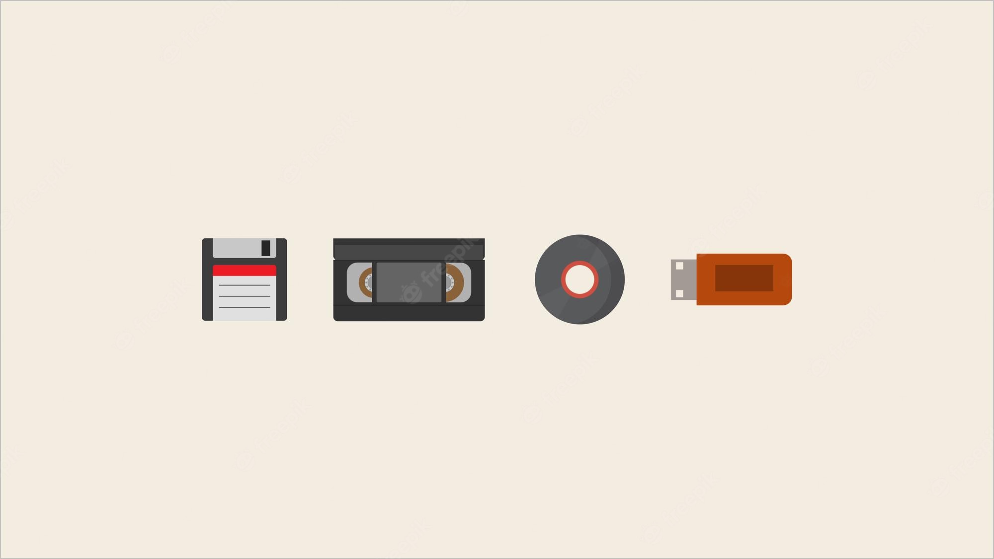 Minimalism Computer Floppy Disk Wallpapers