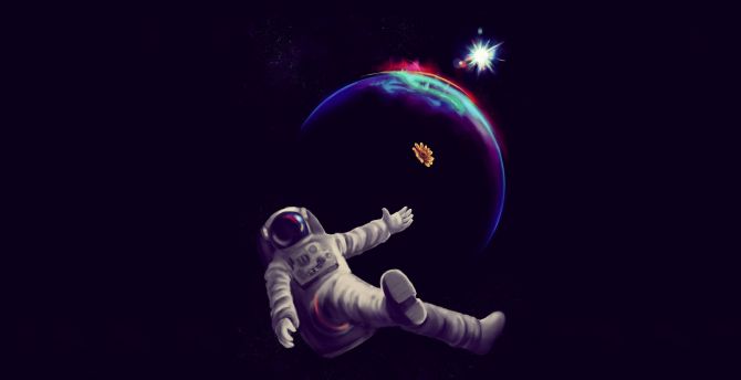 Minimalist Astronaut Wallpapers