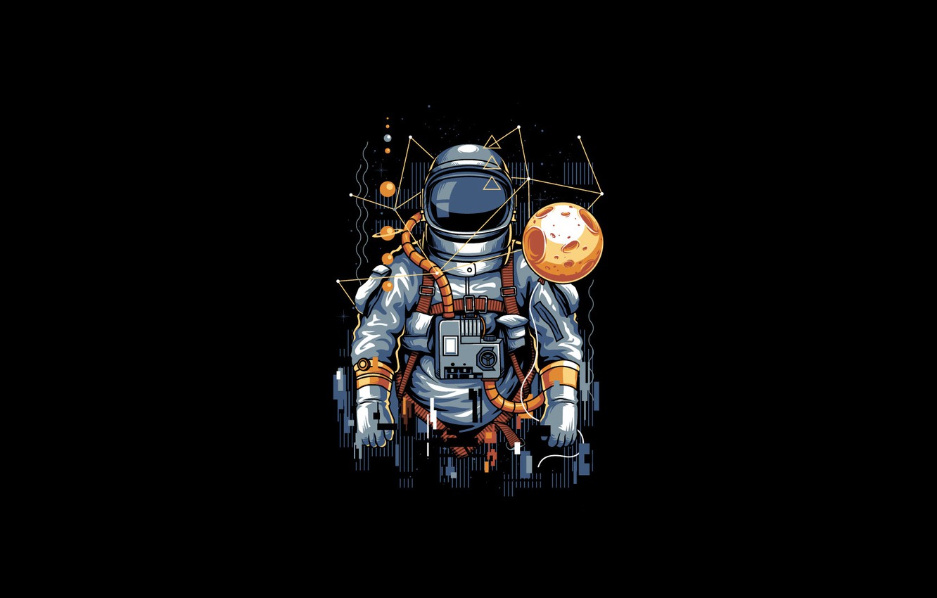 Minimalist Astronaut Wallpapers