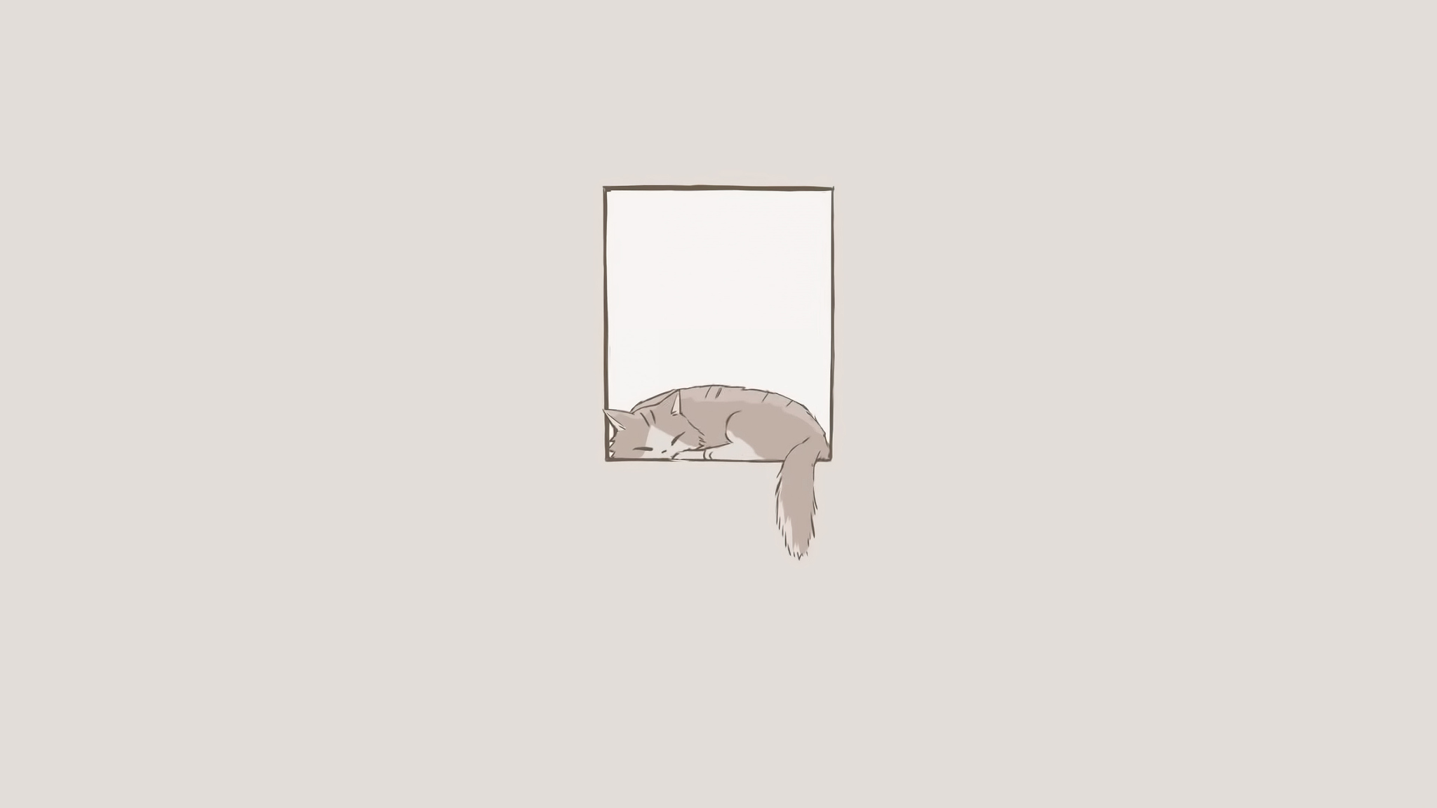 Minimalist Cat Wallpapers