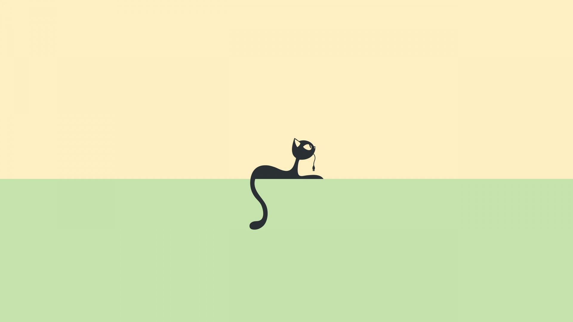 Minimalist Cat Desktop Wallpapers