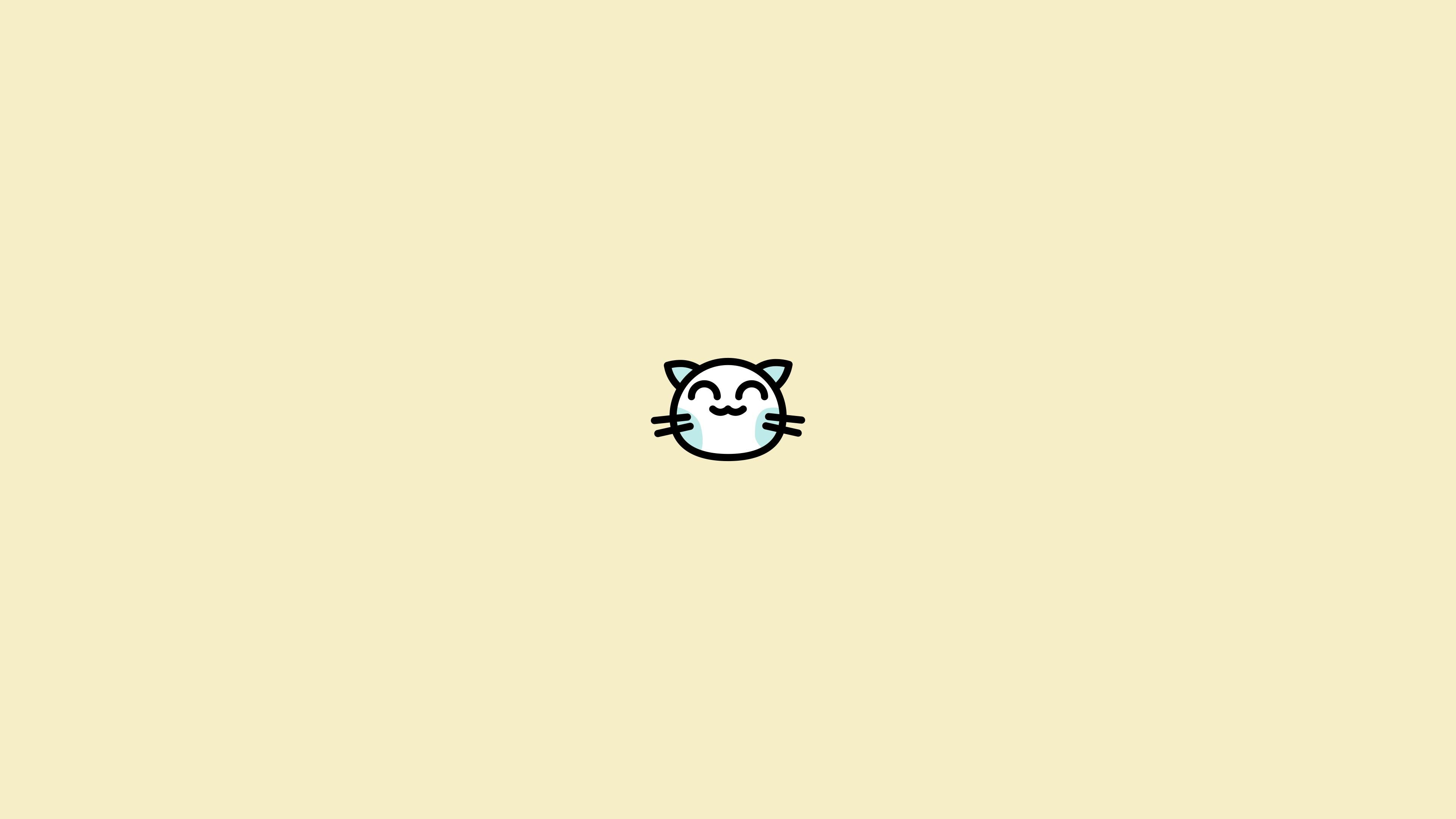 Minimalist Cat Desktop Wallpapers