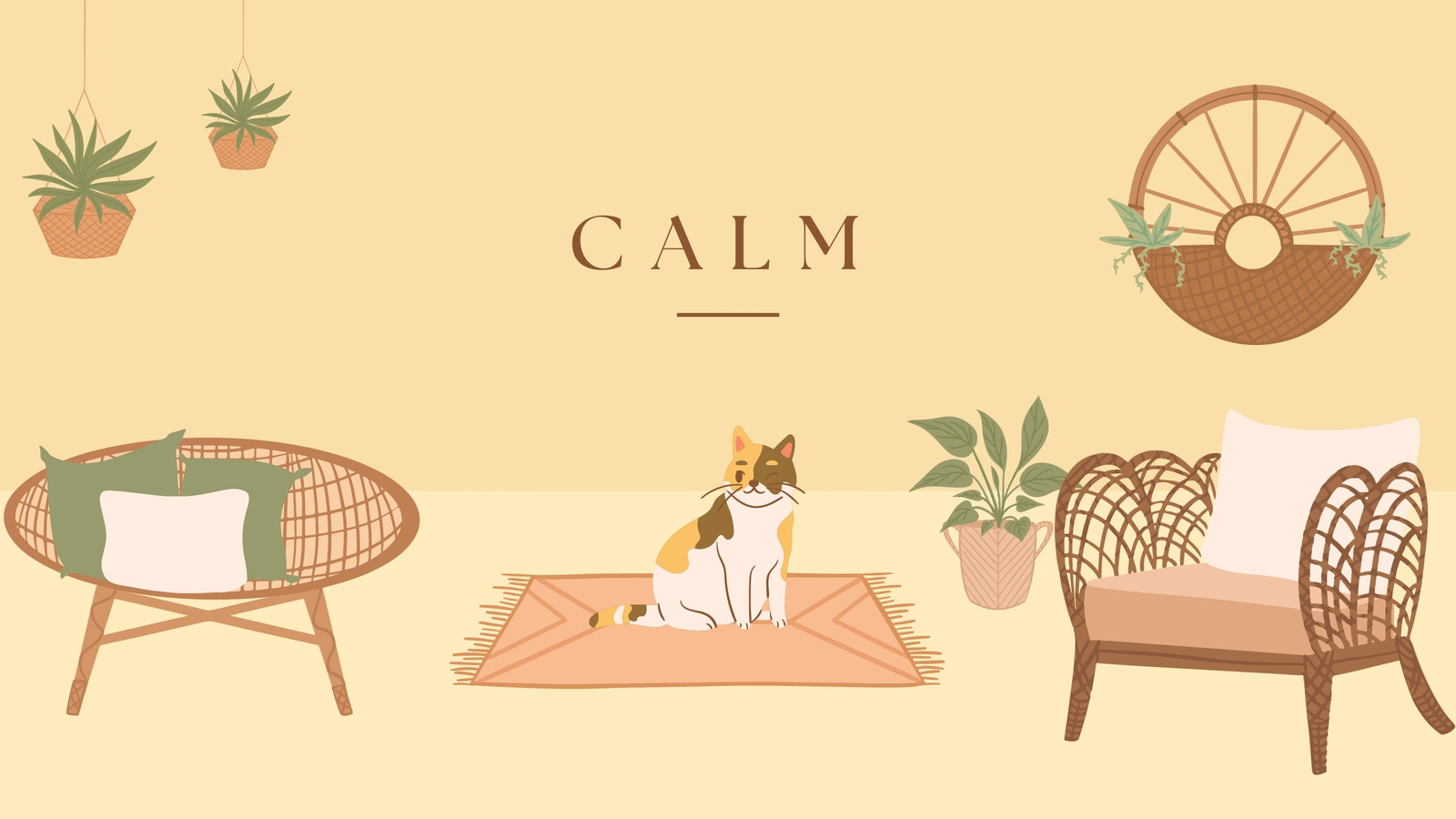 Minimalist Cat Desktop Wallpapers