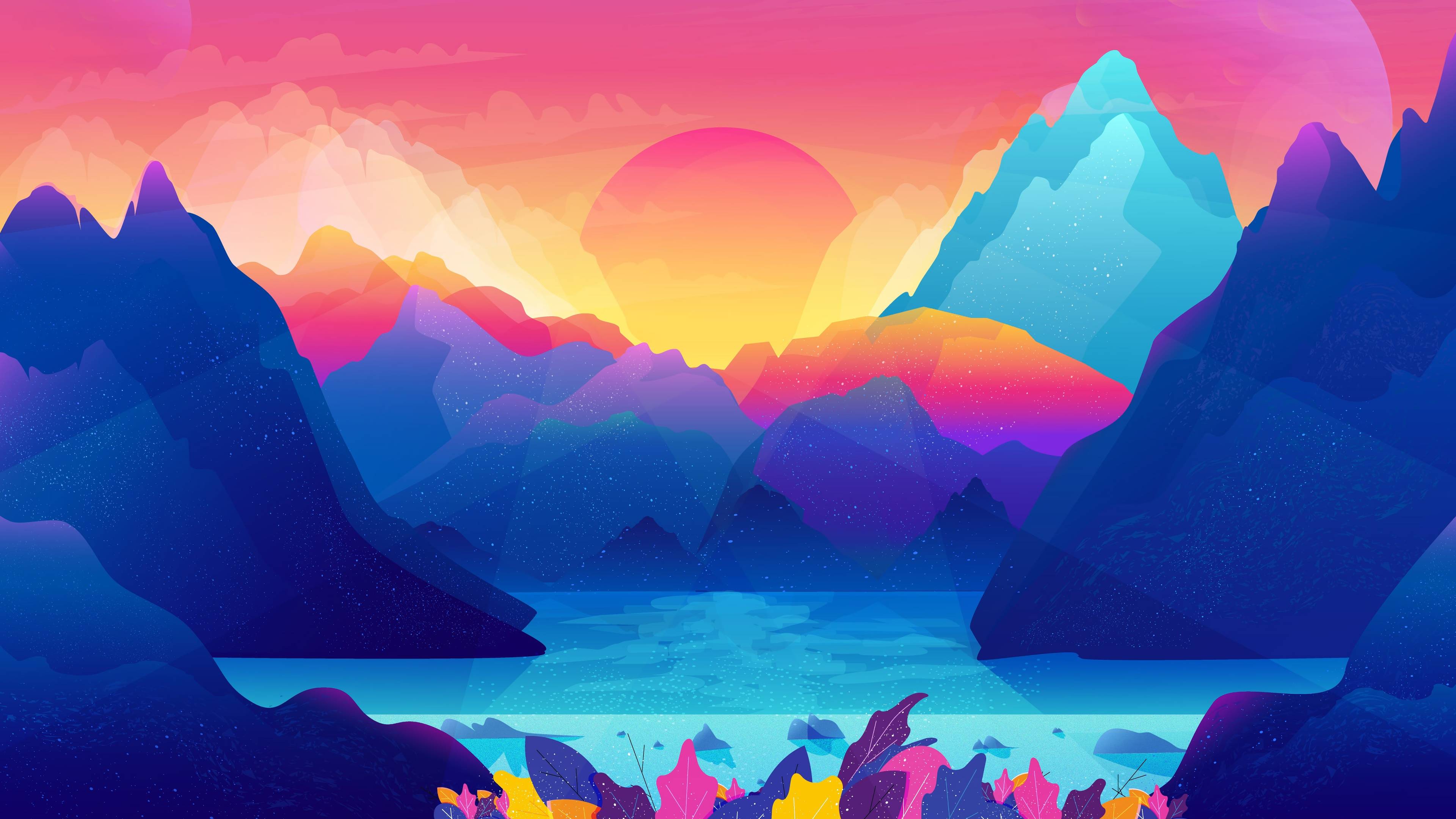 Minimalist Colorful Wallpapers