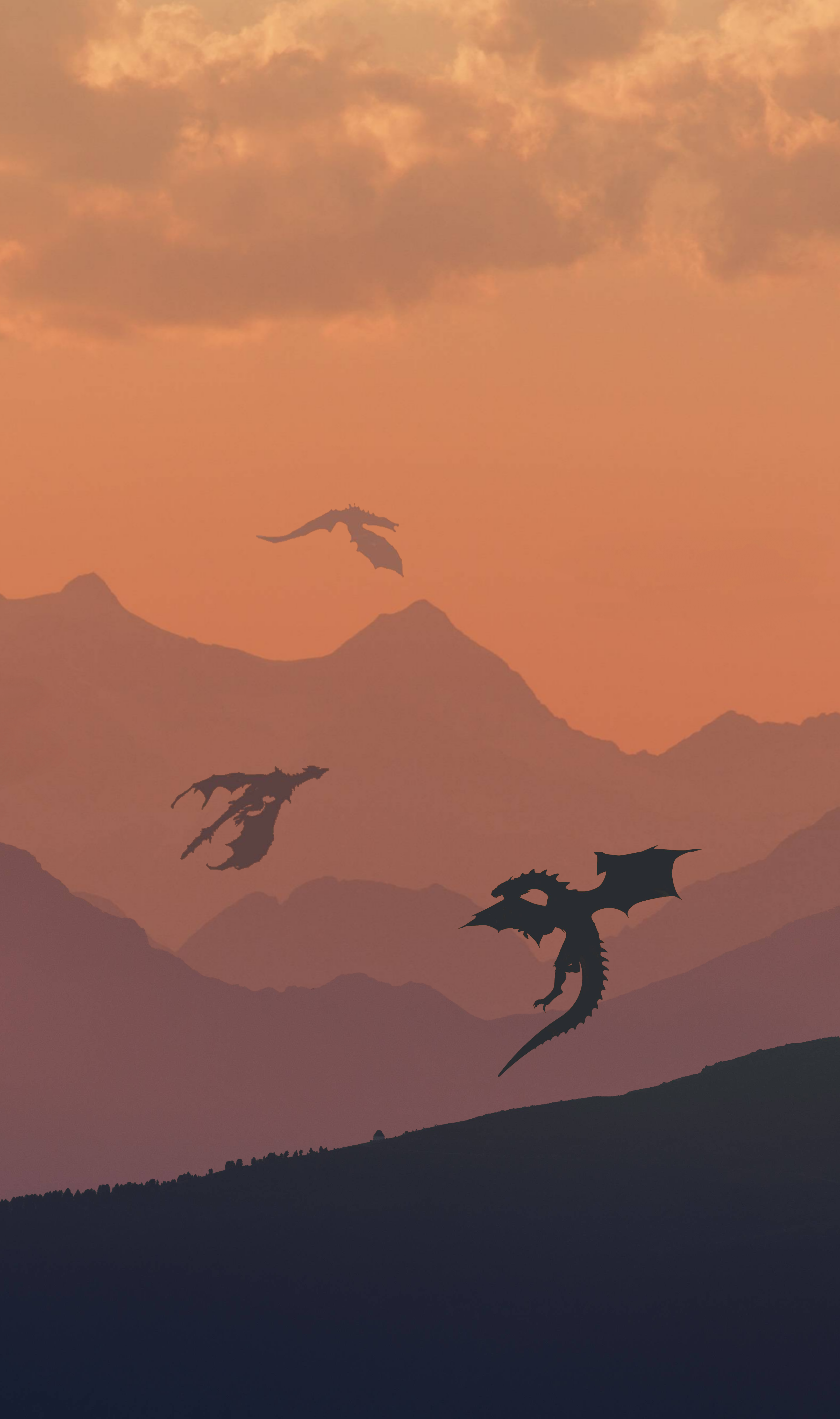 Minimalist Dragon Wallpapers