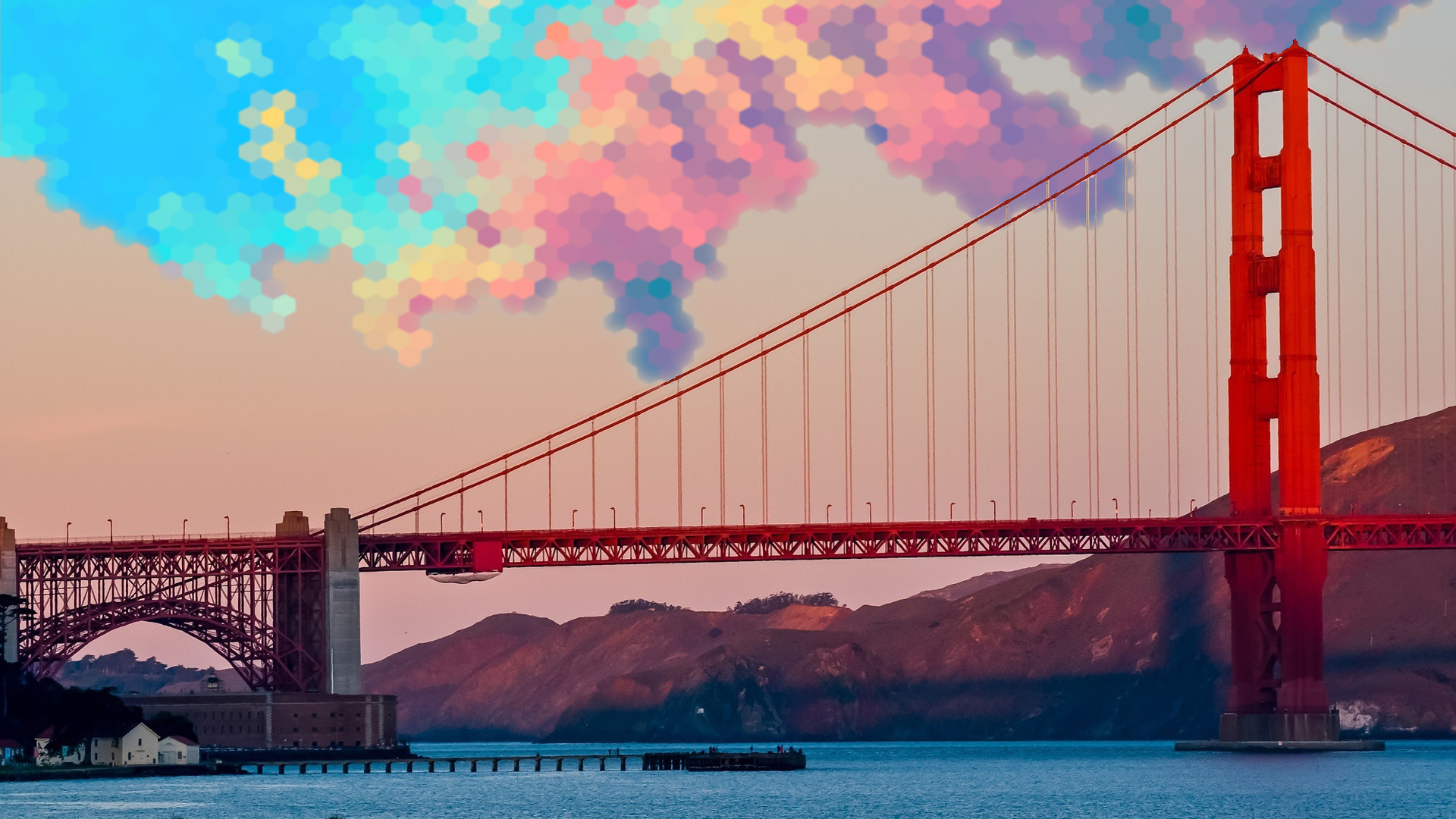 Minimalist Golden Gate Bridge Wallpapers