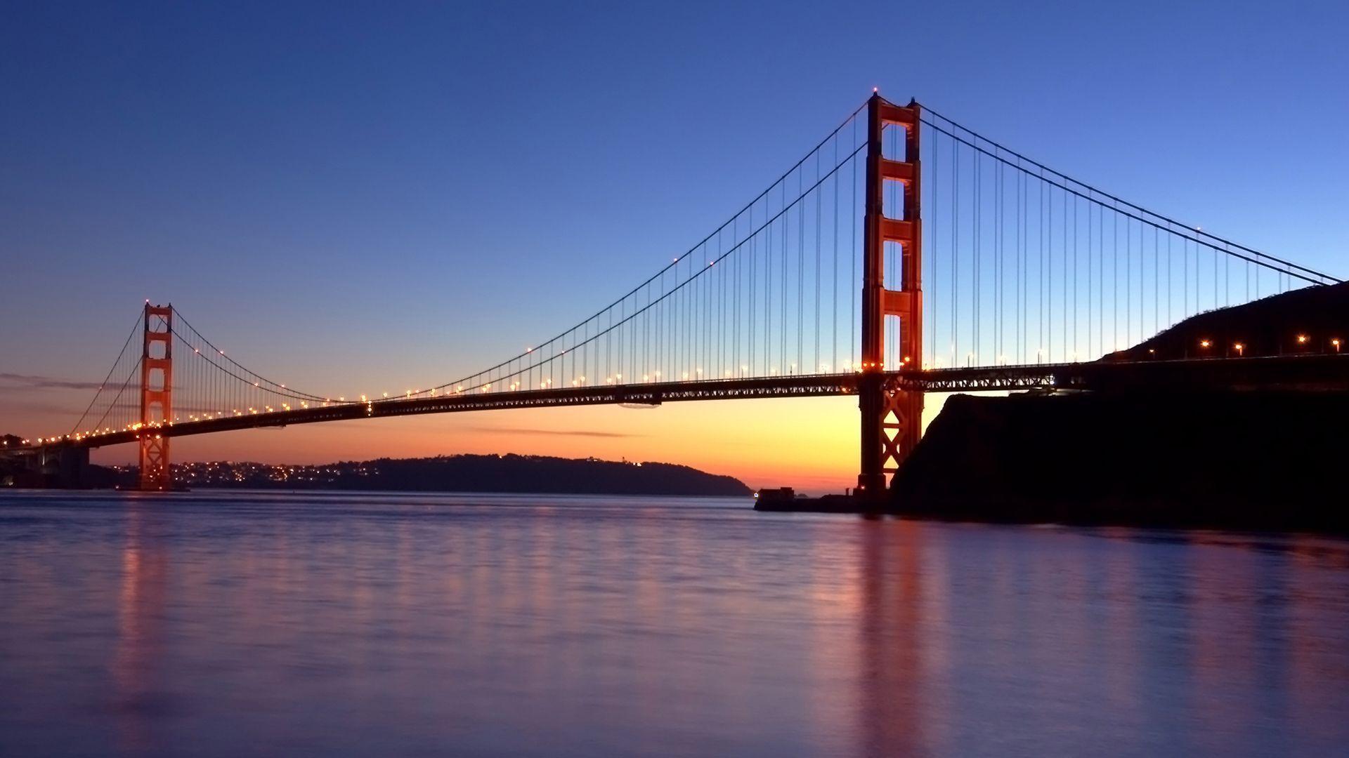 Minimalist Golden Gate Bridge Wallpapers