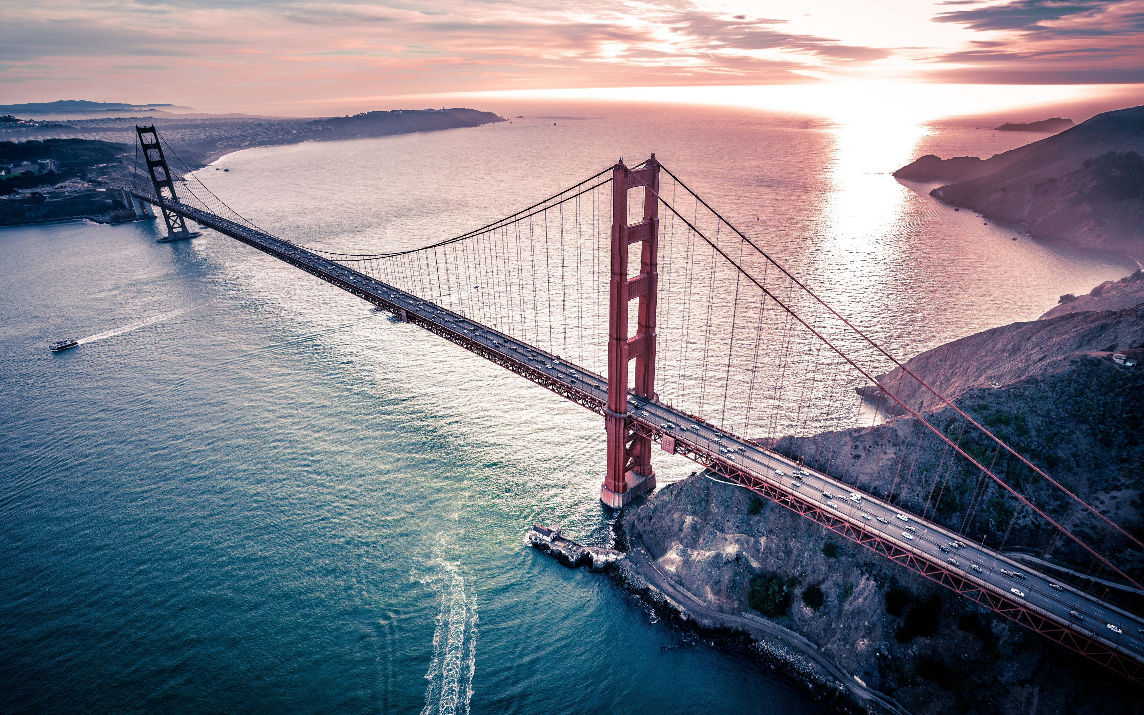 Minimalist Golden Gate Bridge Wallpapers