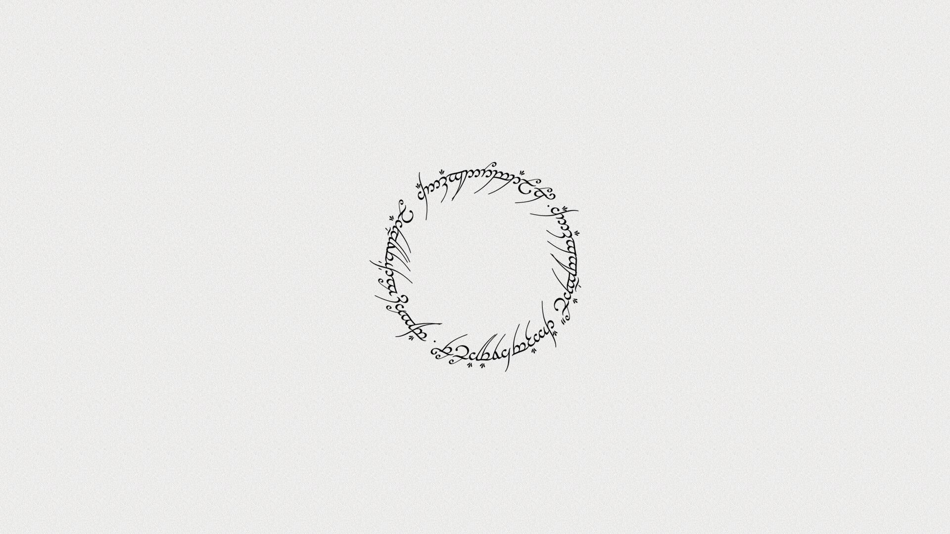 Minimalist Lord Of The Rings Wallpapers