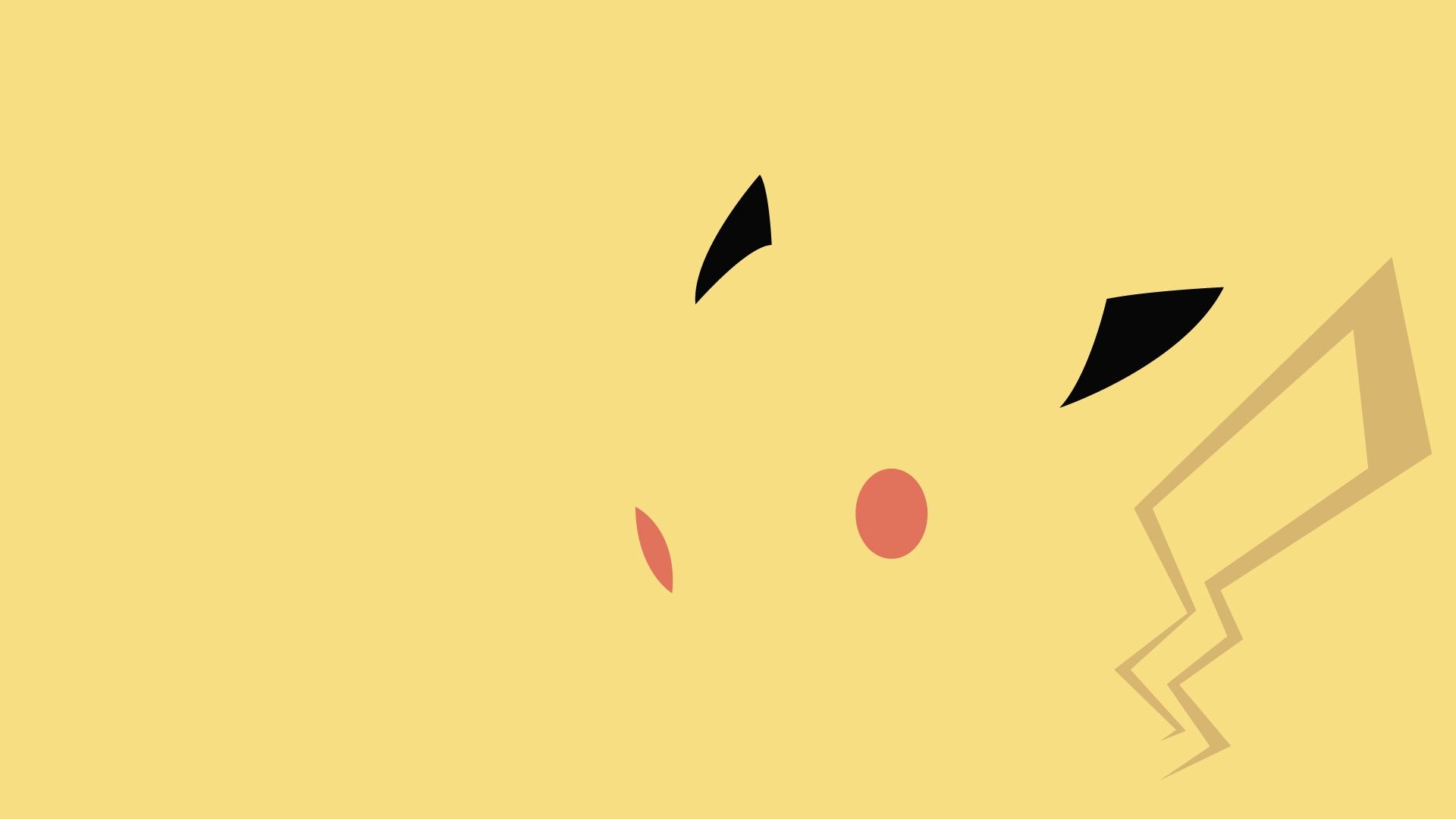 Minimalist Pikachu Wallpapers