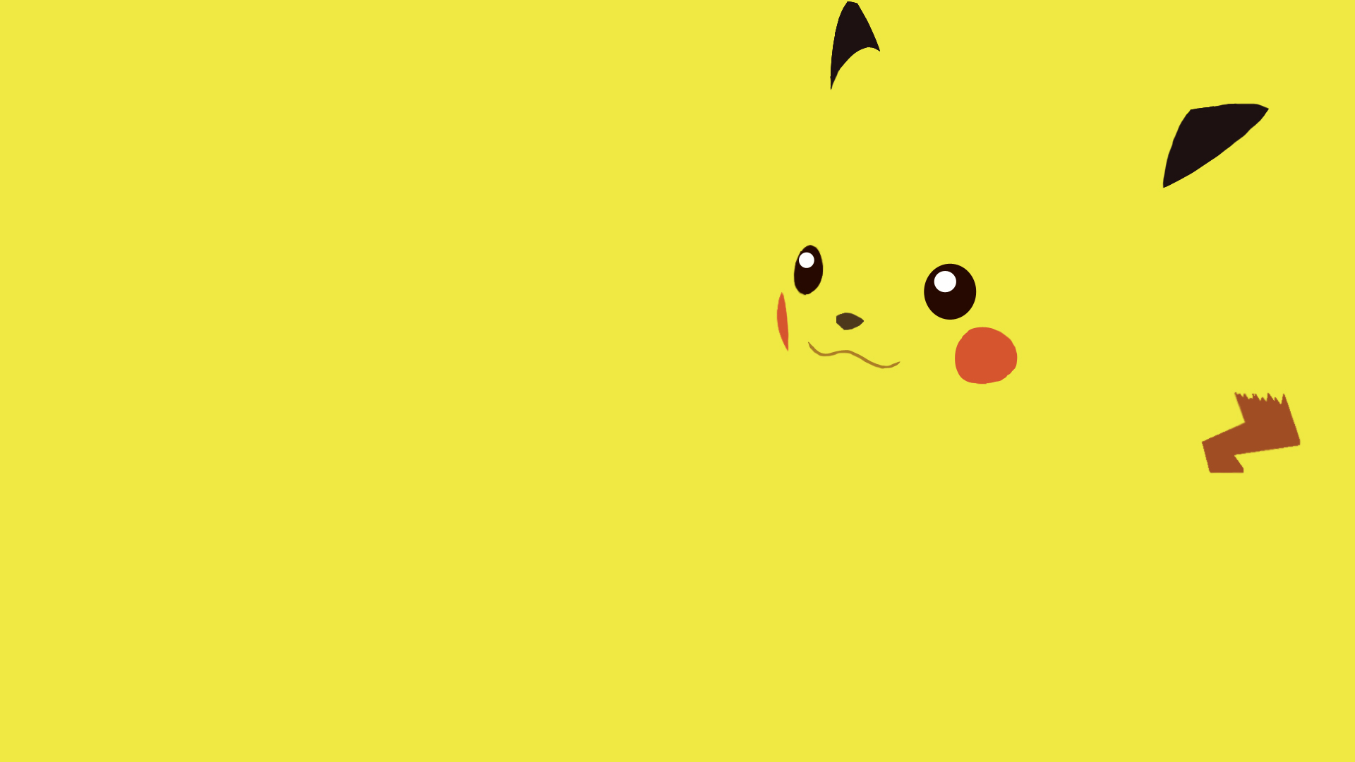 Minimalist Pikachu Wallpapers